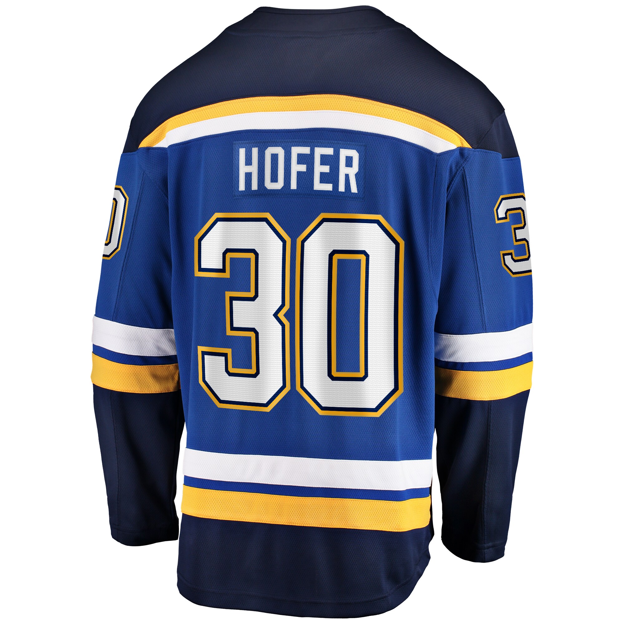 Joel Hofer St. Louis Blues Fanatics Home Premier Breakaway Player Jersey - Blue