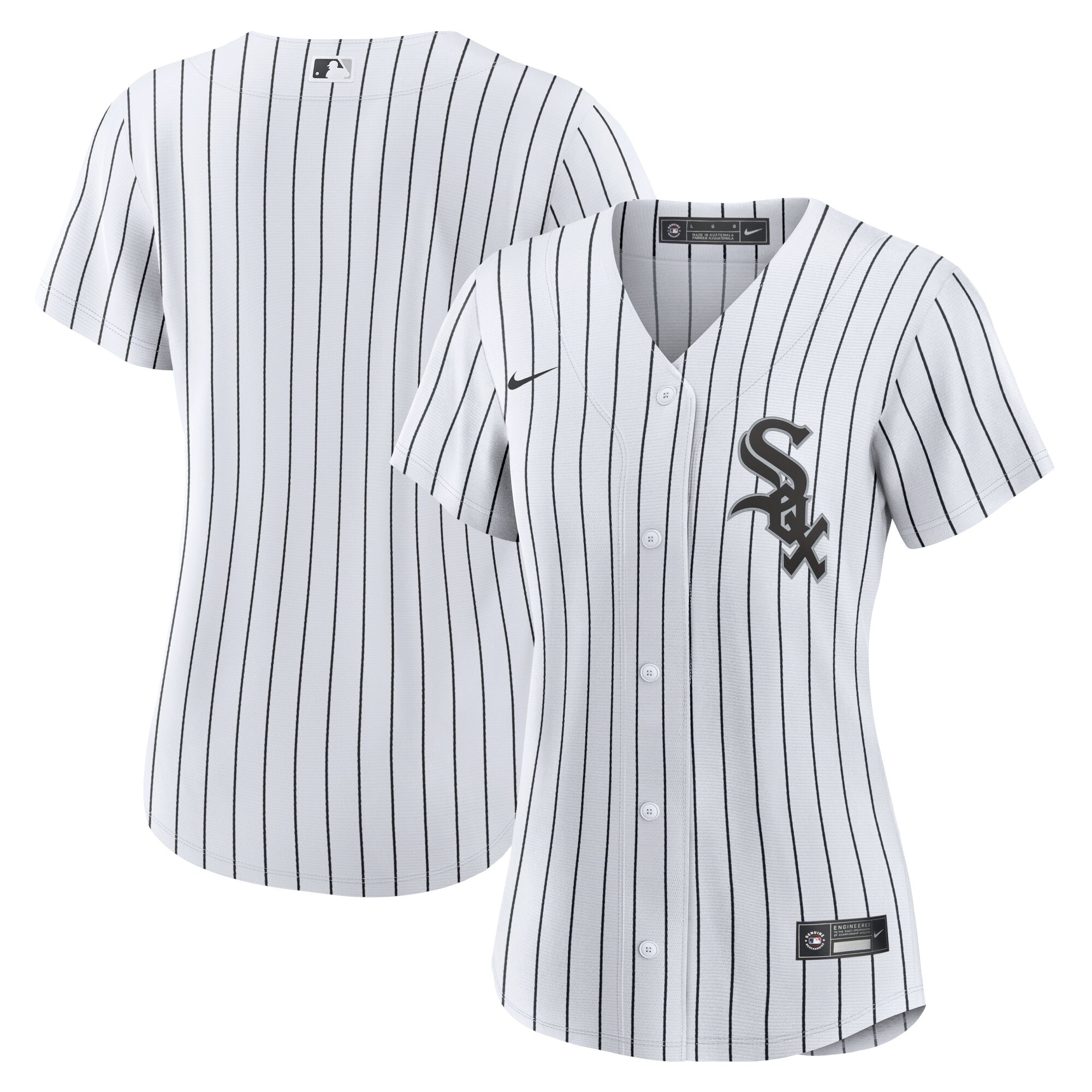 Chicago White Sox  Women's Home Blank Replica Jersey - White