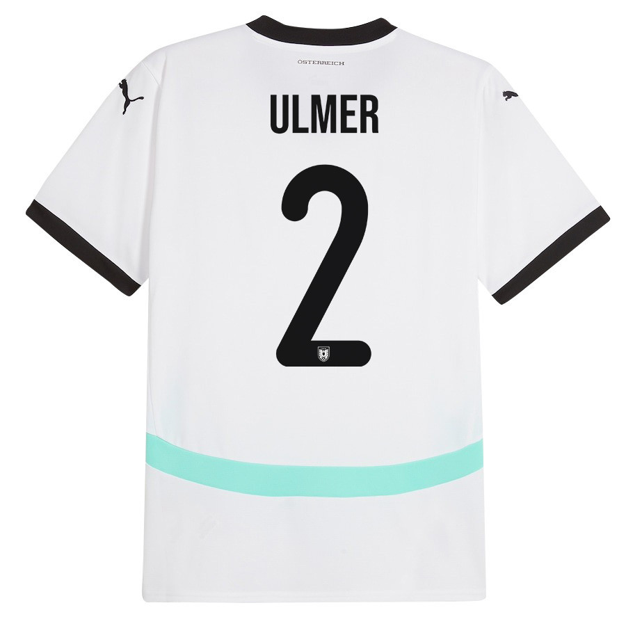 Andreas Ulmer 2 Austria National Team 2024/25 Away Men Jersey - White