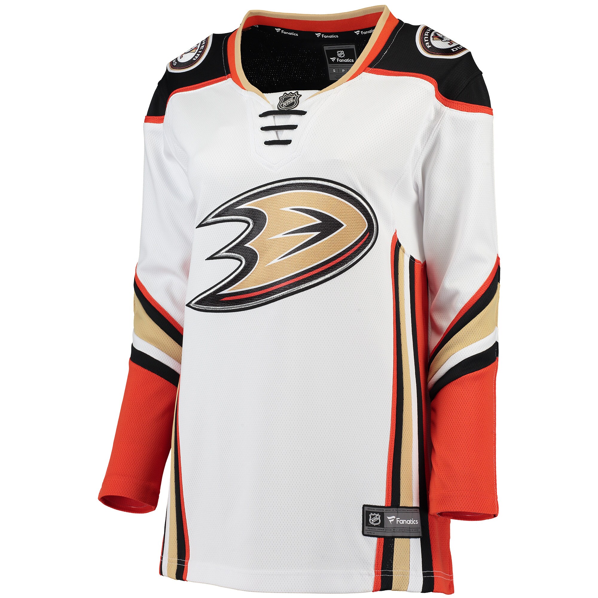 Anaheim Ducks Fanatics Women's Away Breakaway Jersey - White
