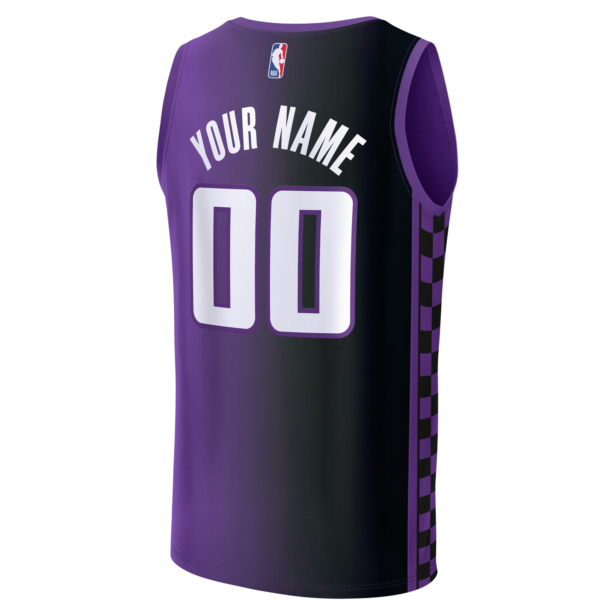 Sacramento Kings Fanatics Youth Custom Fast Break Jersey - Purple - Statement Edition