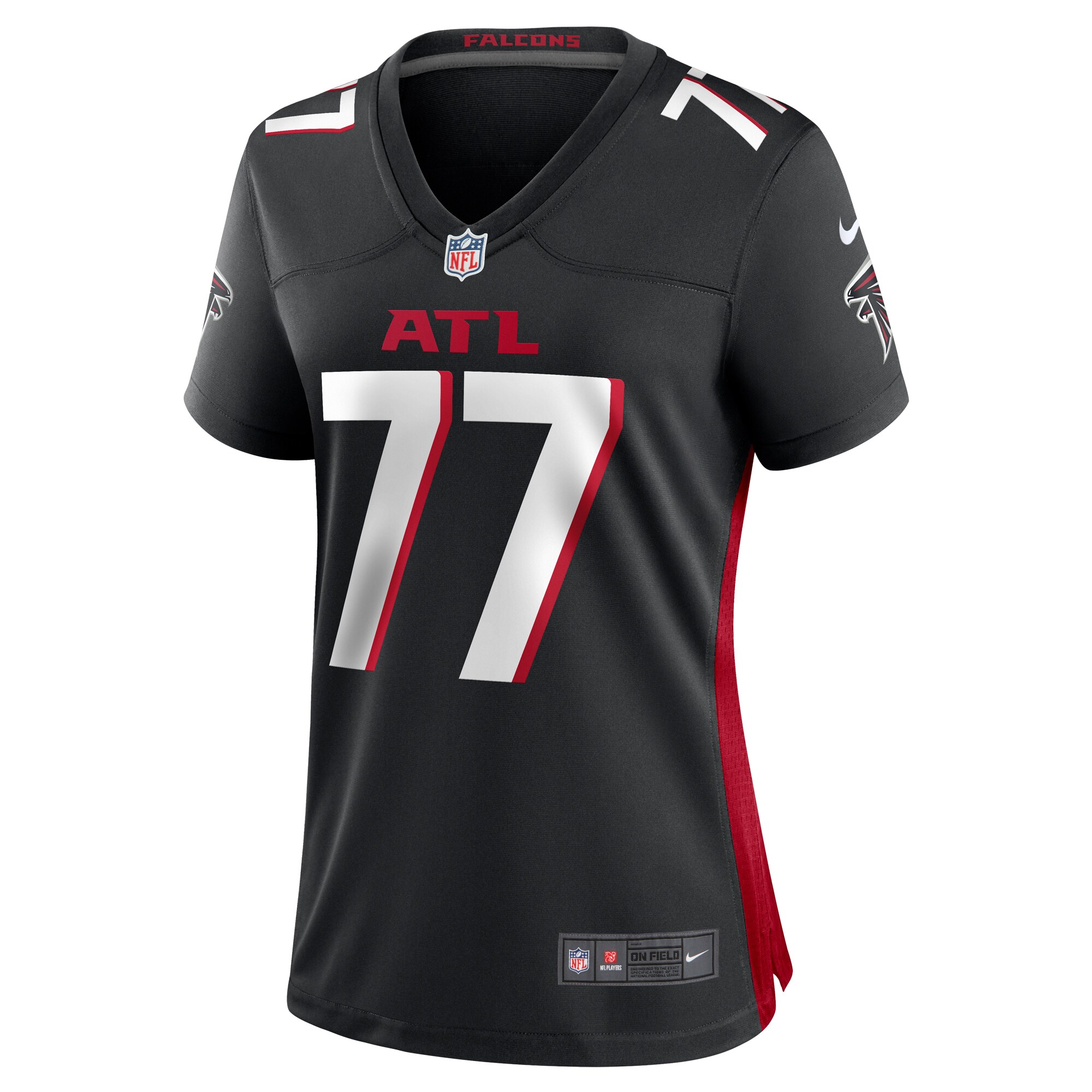 Storm Norton Atlanta Falcons  Women's  Game Jersey -  Black