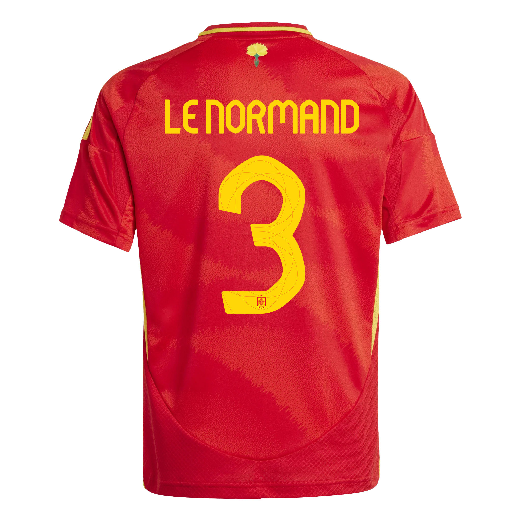 Robin Le Normand 3 Spain National Team 2024 Home YOUTH Jersey - Red