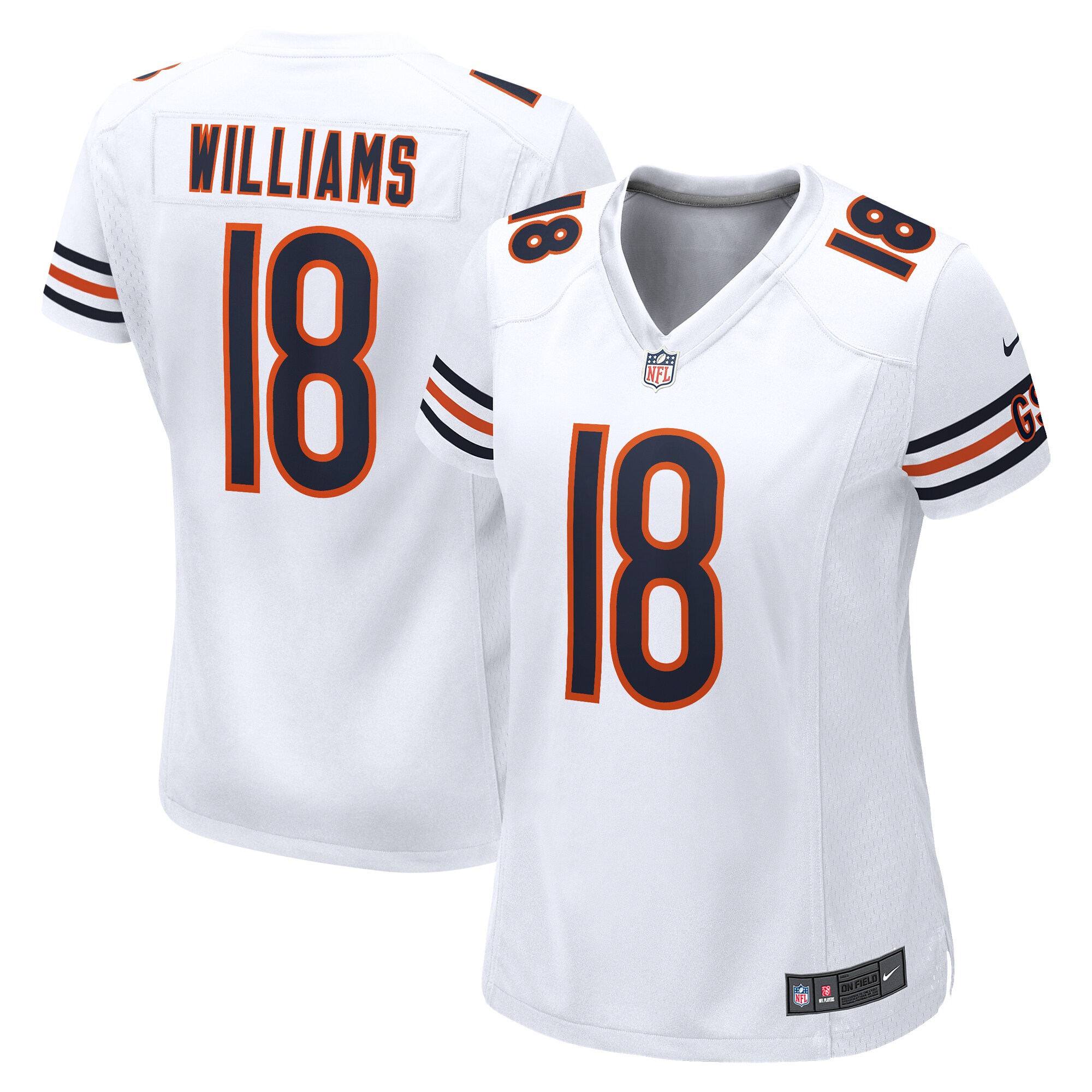 Caleb Williams Chicago Bears  Women's 2024 NFL Draft Game Player Jersey - White