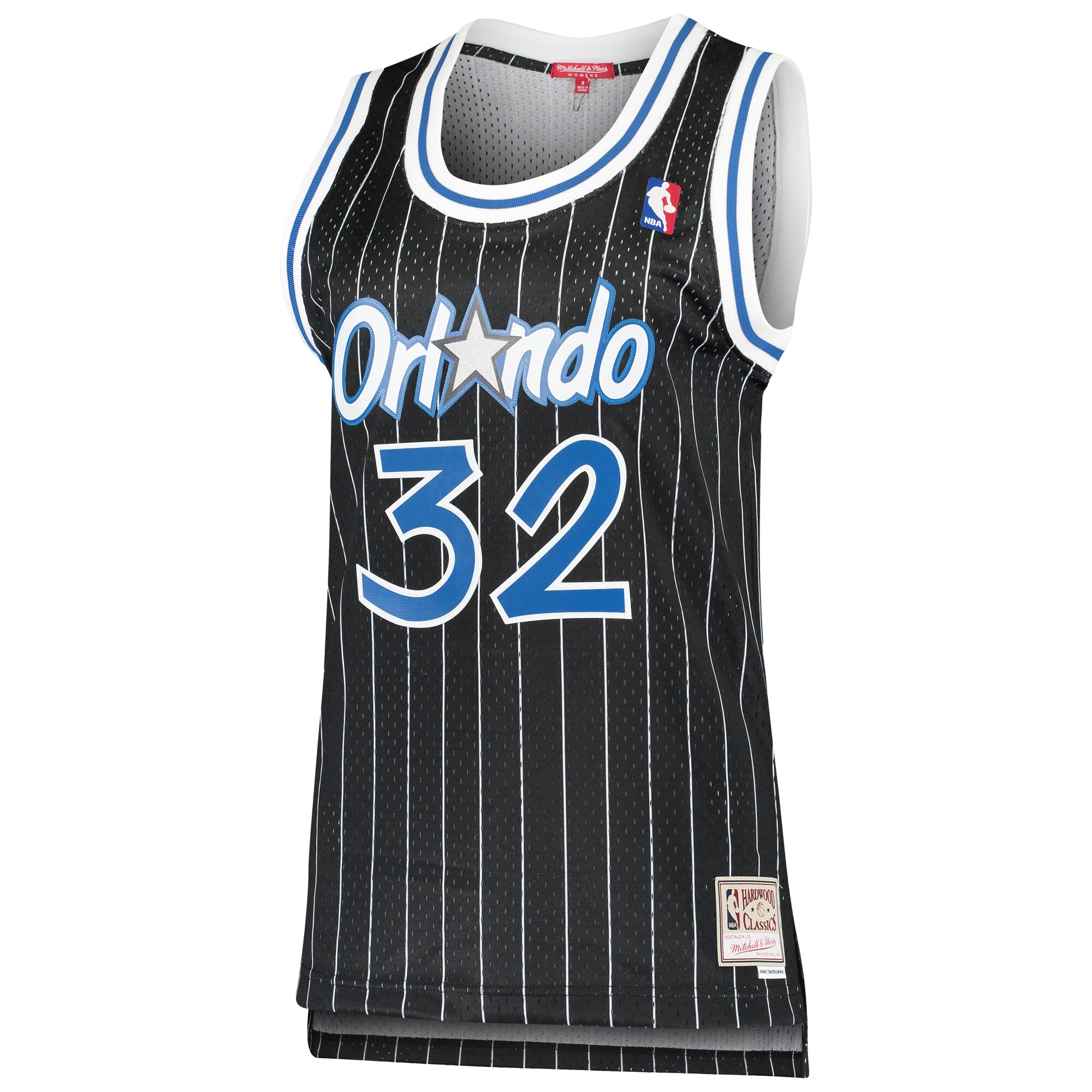 Shaquille O'Neal Orlando Magic Mitchell & Ness Women's 1995\/96 Hardwood Classics Swingman Jersey - Black