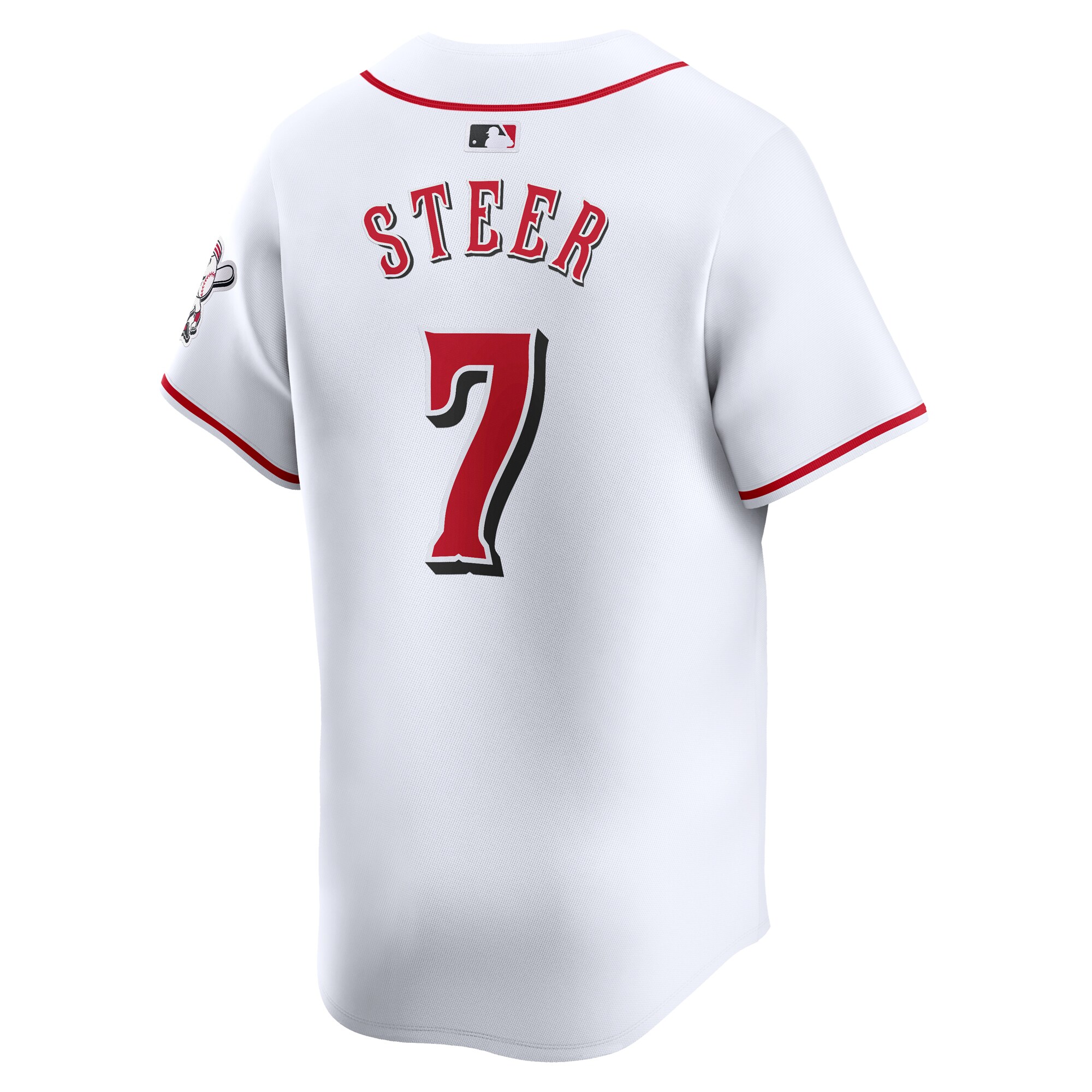 Spencer Steer Cincinnati Reds  Home Limited Player Jersey - White