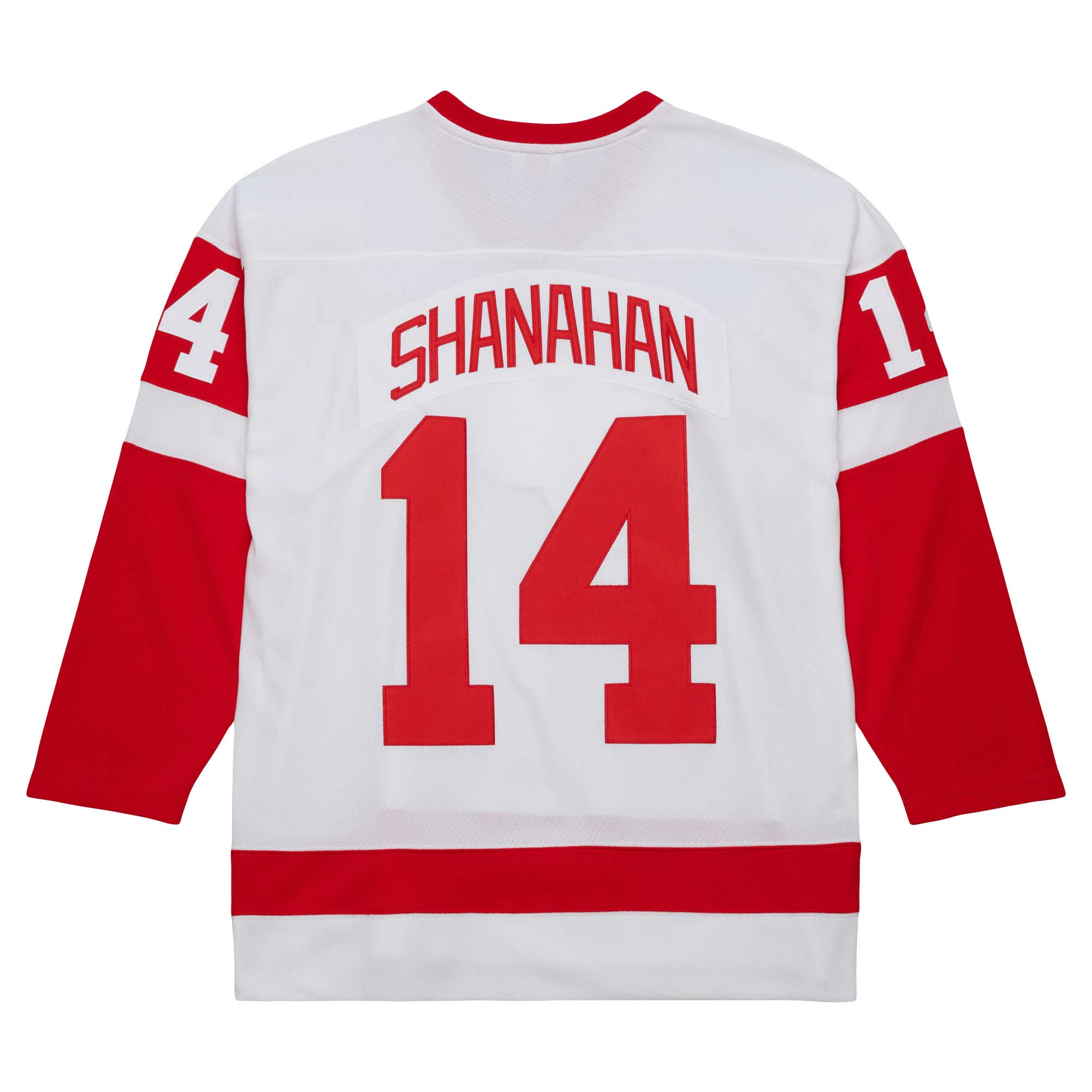 Brendan Shanahan Detroit Red Wings Mitchell & Ness  2001\/02 Alternate Captain Blue Line Player Jersey - White