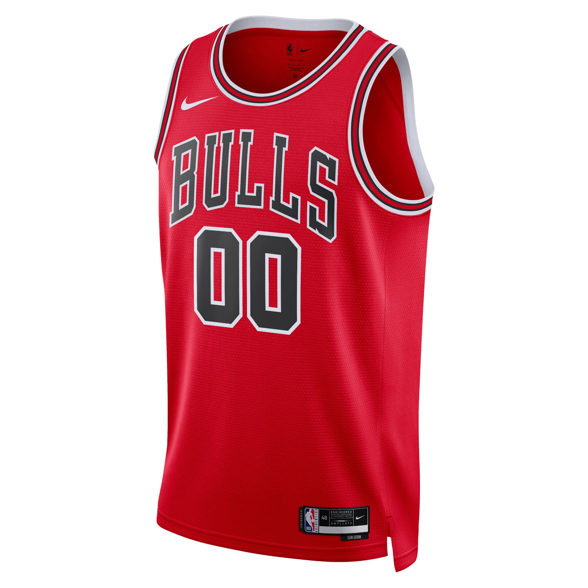 Chicago Bulls  Unisex Swingman Custom Jersey Red - Icon Edition