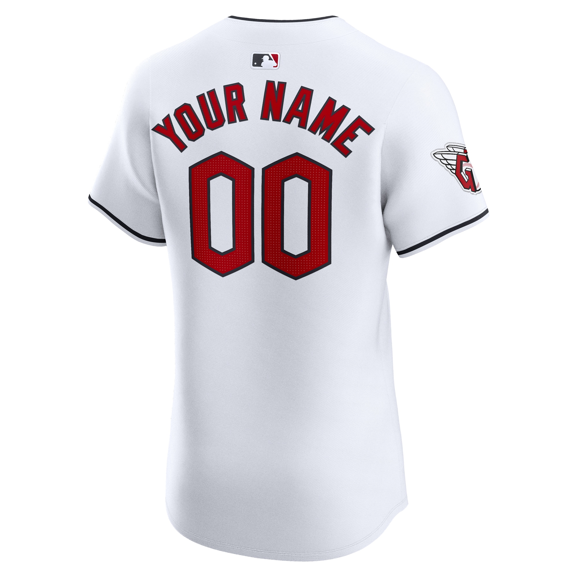 Cleveland Guardians  Home Elite Custom Jersey - White
