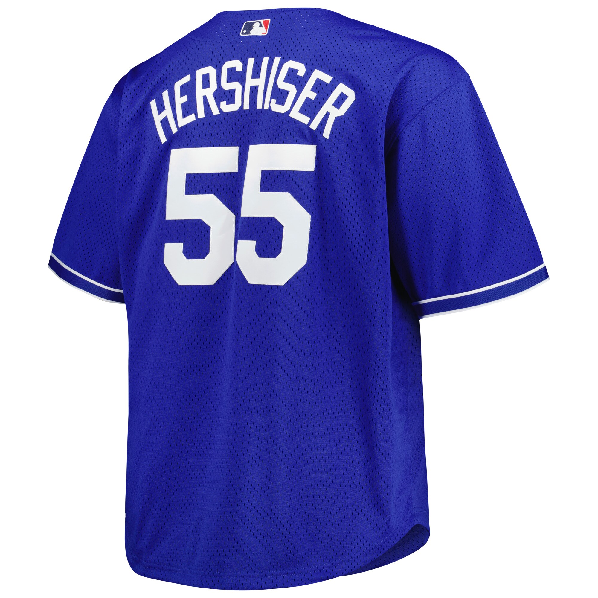Orel Hershiser Los Angeles Dodgers Mitchell & Ness Big & Tall Cooperstown Collection Batting Practice Replica Jersey - Royal