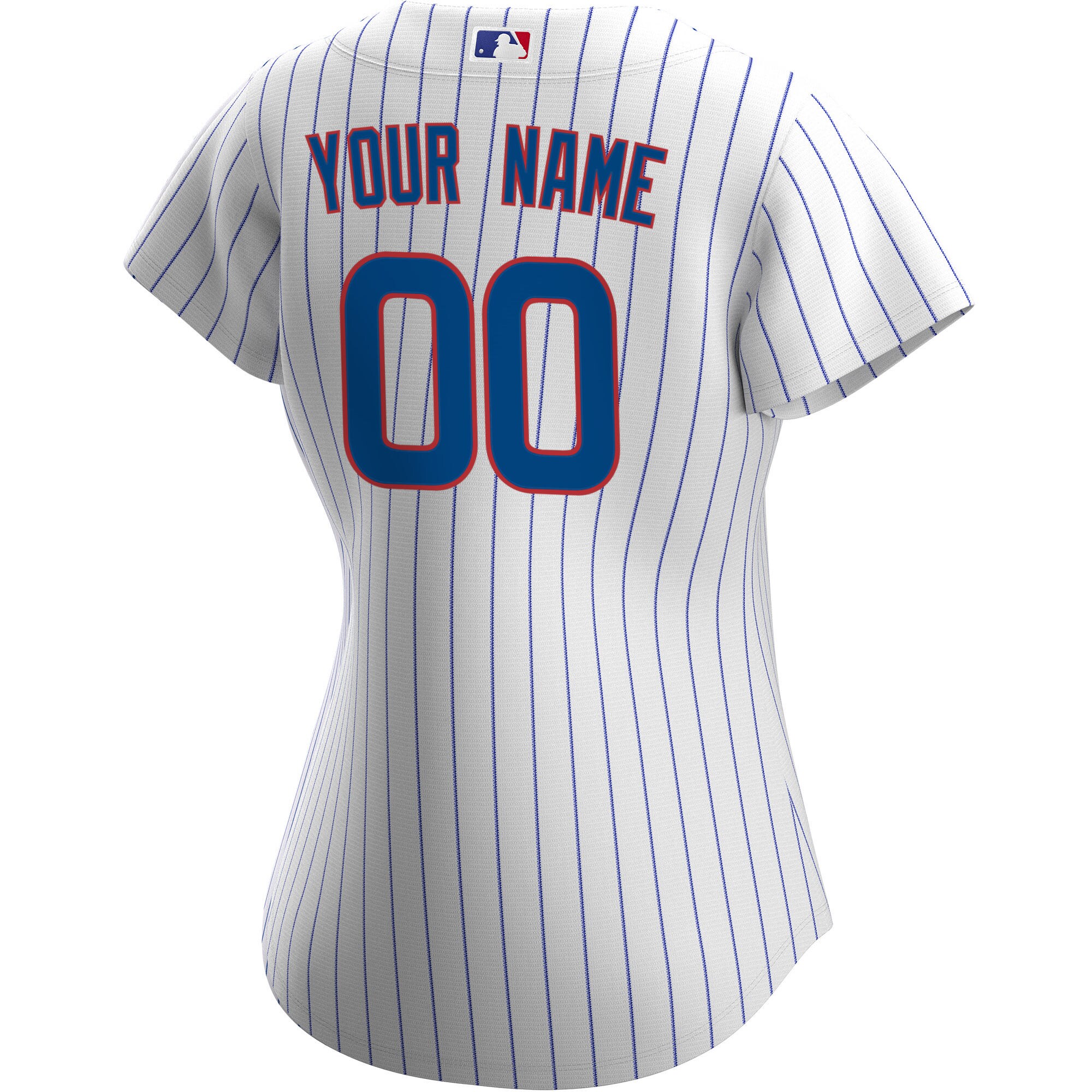 Chicago Cubs  Women's Home Replica Custom Jersey - White