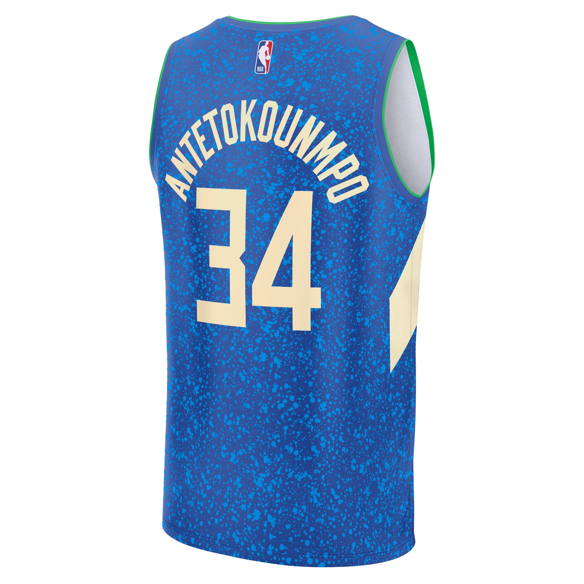 Giannis Antetokounmpo Milwaukee Bucks Fanatics Fast Break Jersey - Royal - City Edition