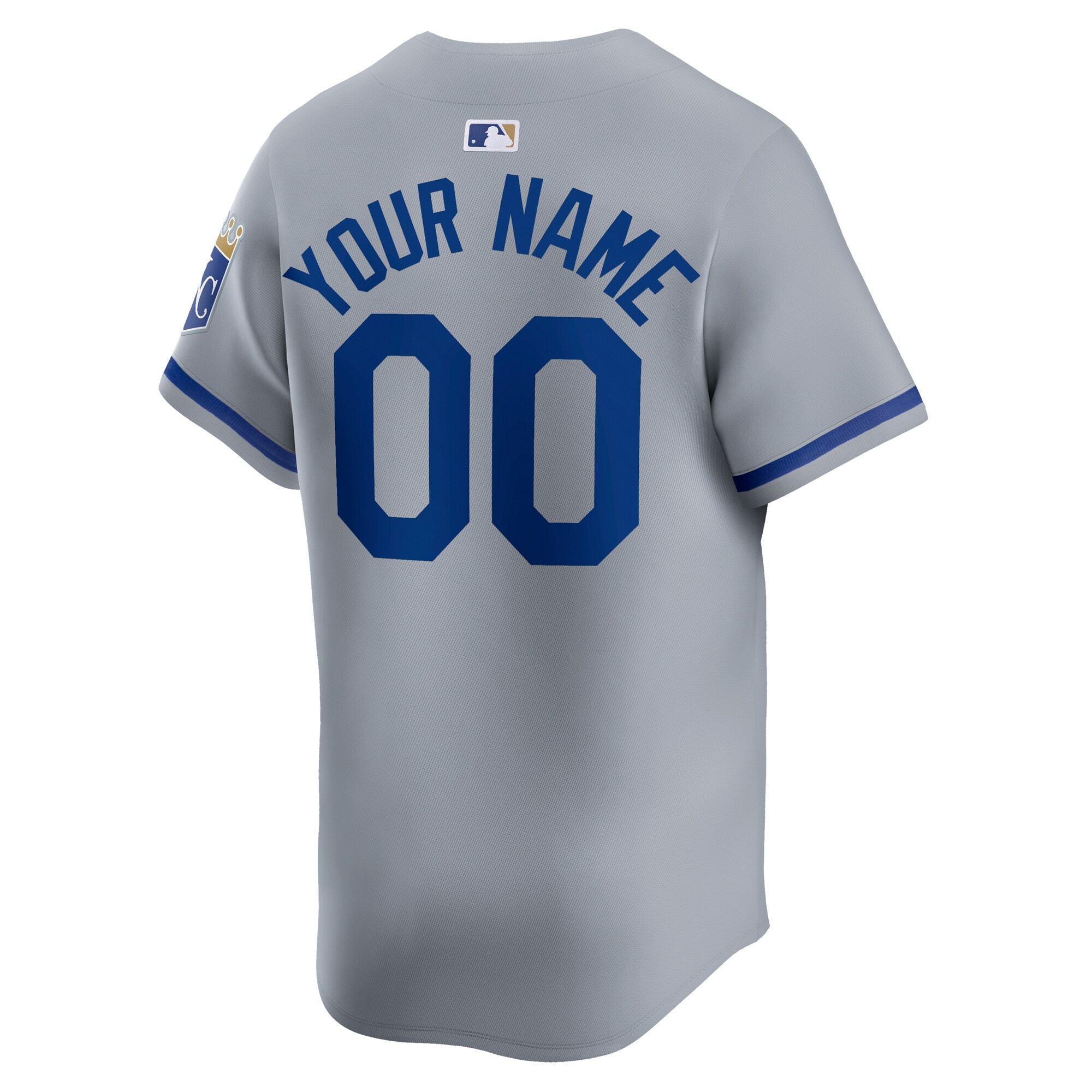 Kansas City Royals  Away Limited Custom Jersey - Gray