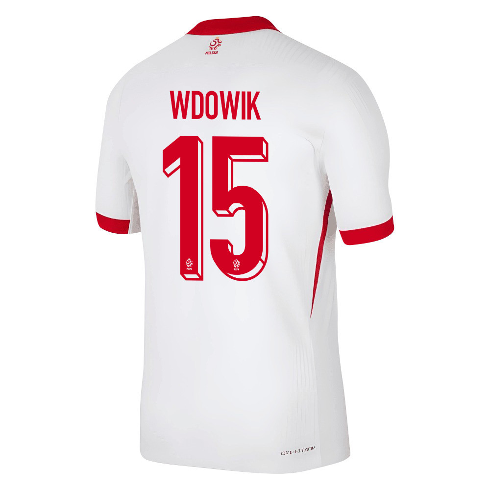 Bartłomiej Wdowik 15 Poland National Team 2024/25 Home Men Jersey - White