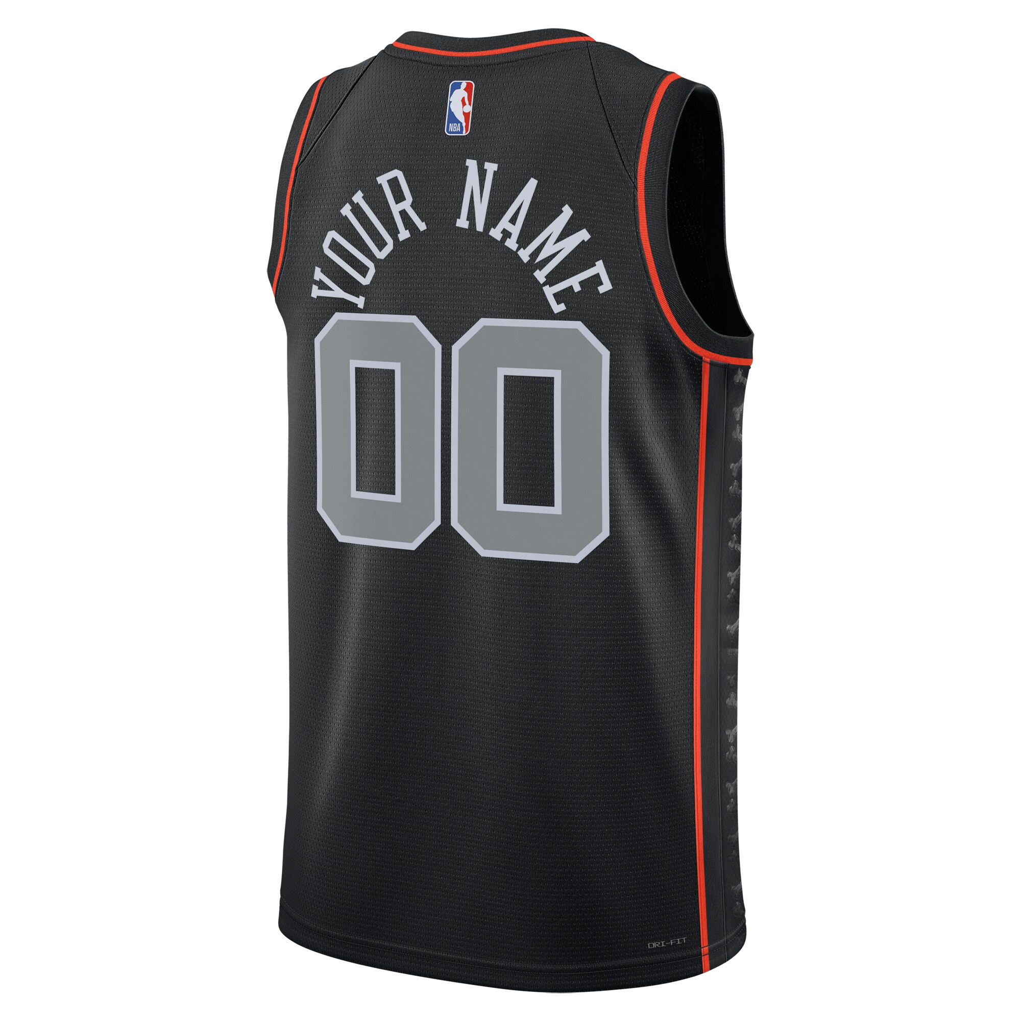 Detroit Pistons  Unisex 2023\/24 Custom Swingman Jersey - Black - City Edition