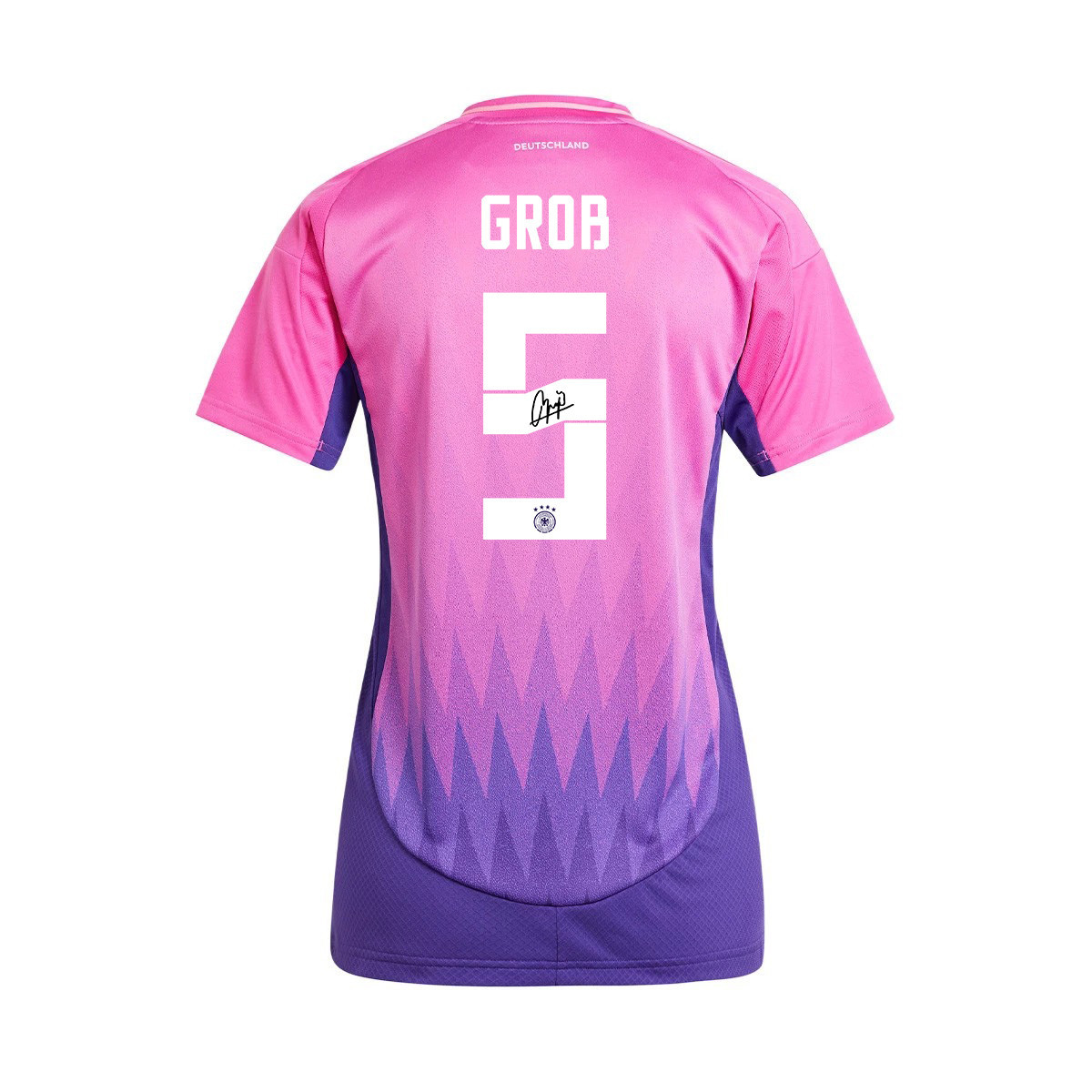 Pascal Groß 5 Signed Germany National Team 2024/25 Away Jersey Autographed - Women