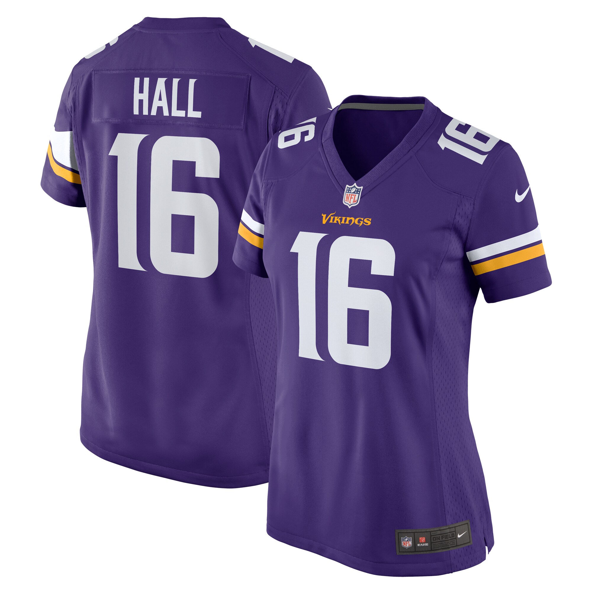 Jaren Hall Minnesota Vikings  Women's  Game Jersey -  Purple