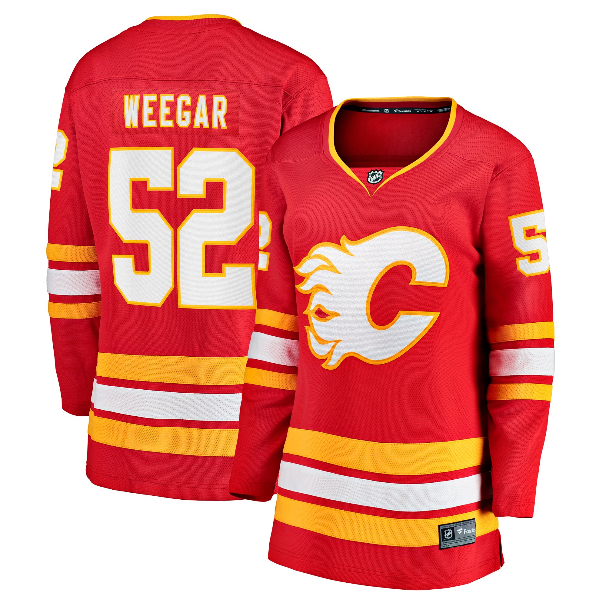 MacKenzie Weegar Calgary Flames Fanatics Women's Home Breakaway Player Jersey - Red