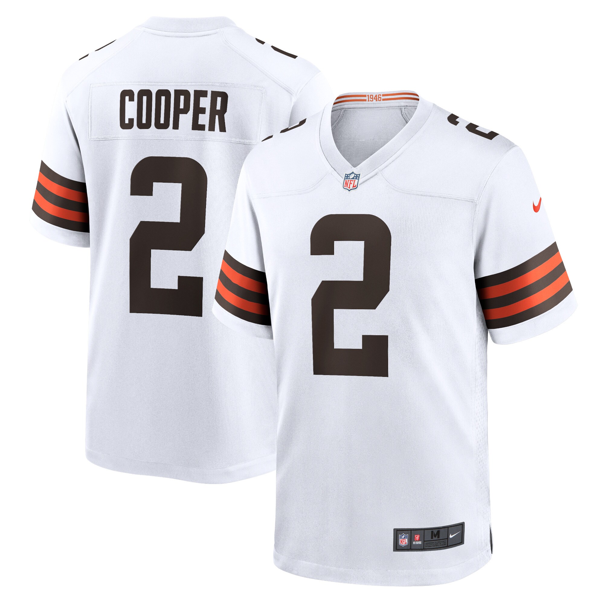 Amari Cooper Cleveland Browns  Game Jersey - White