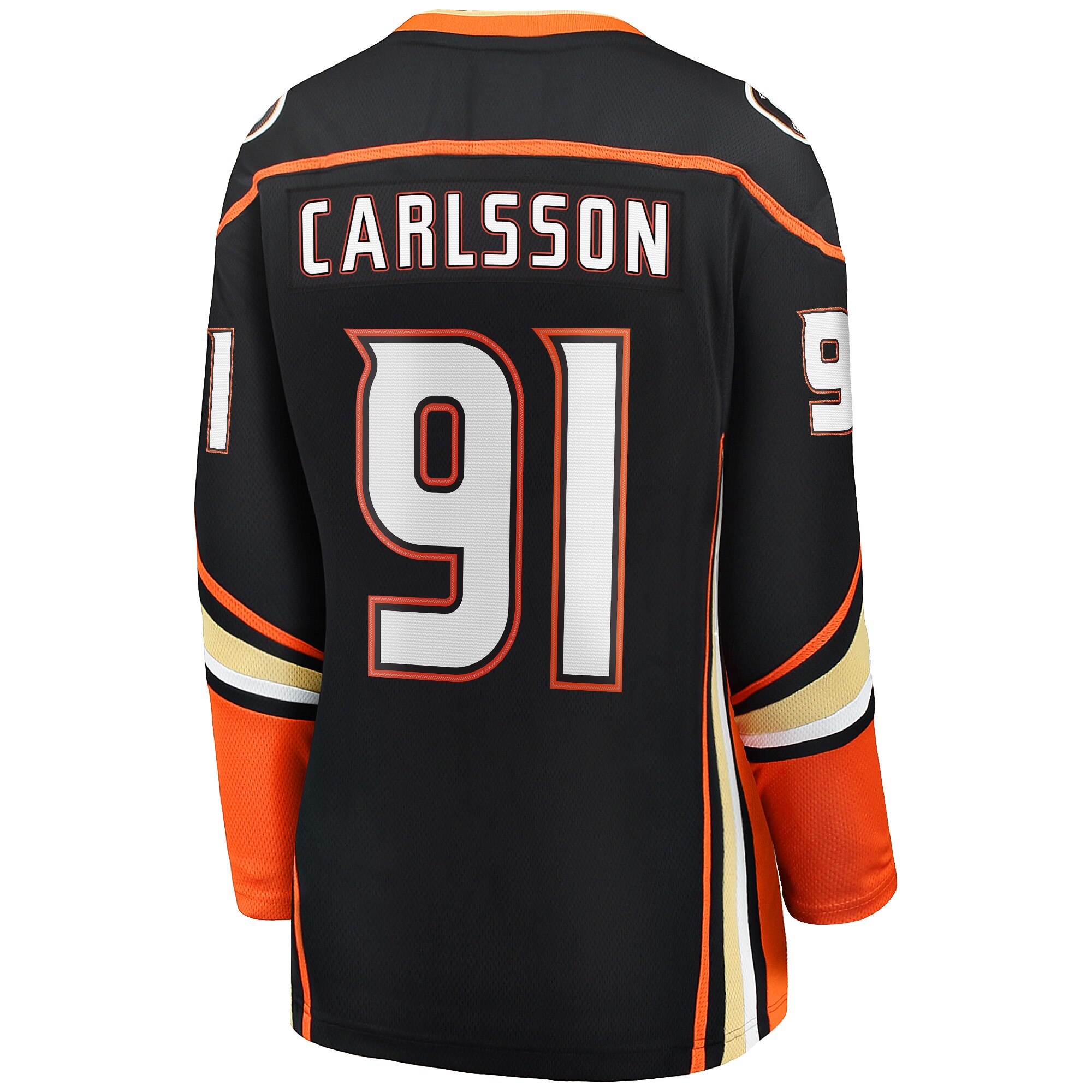 Leo Carlsson Anaheim Ducks Fanatics Women's Home Breakaway Player Jersey - Black