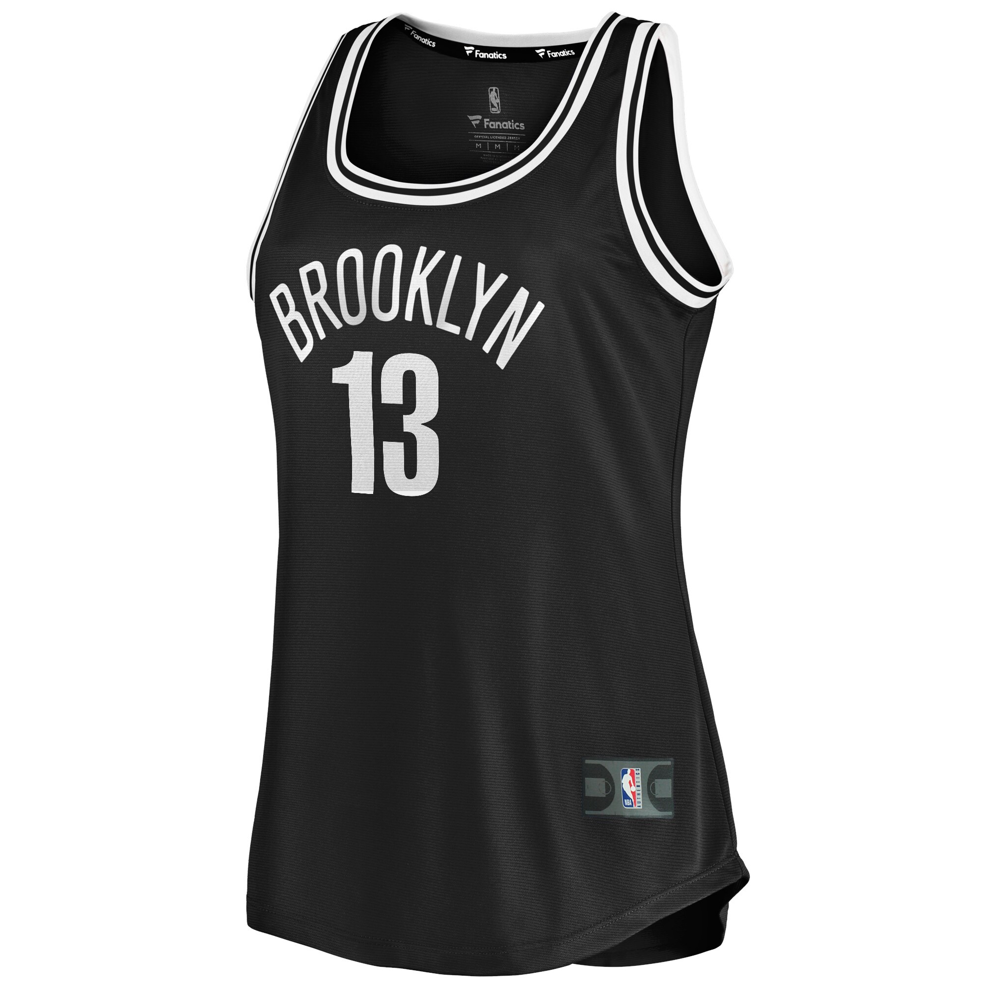 James Harden Brooklyn Nets Fanatics Women's Fast Break Tank Jersey - Icon Edition - Black