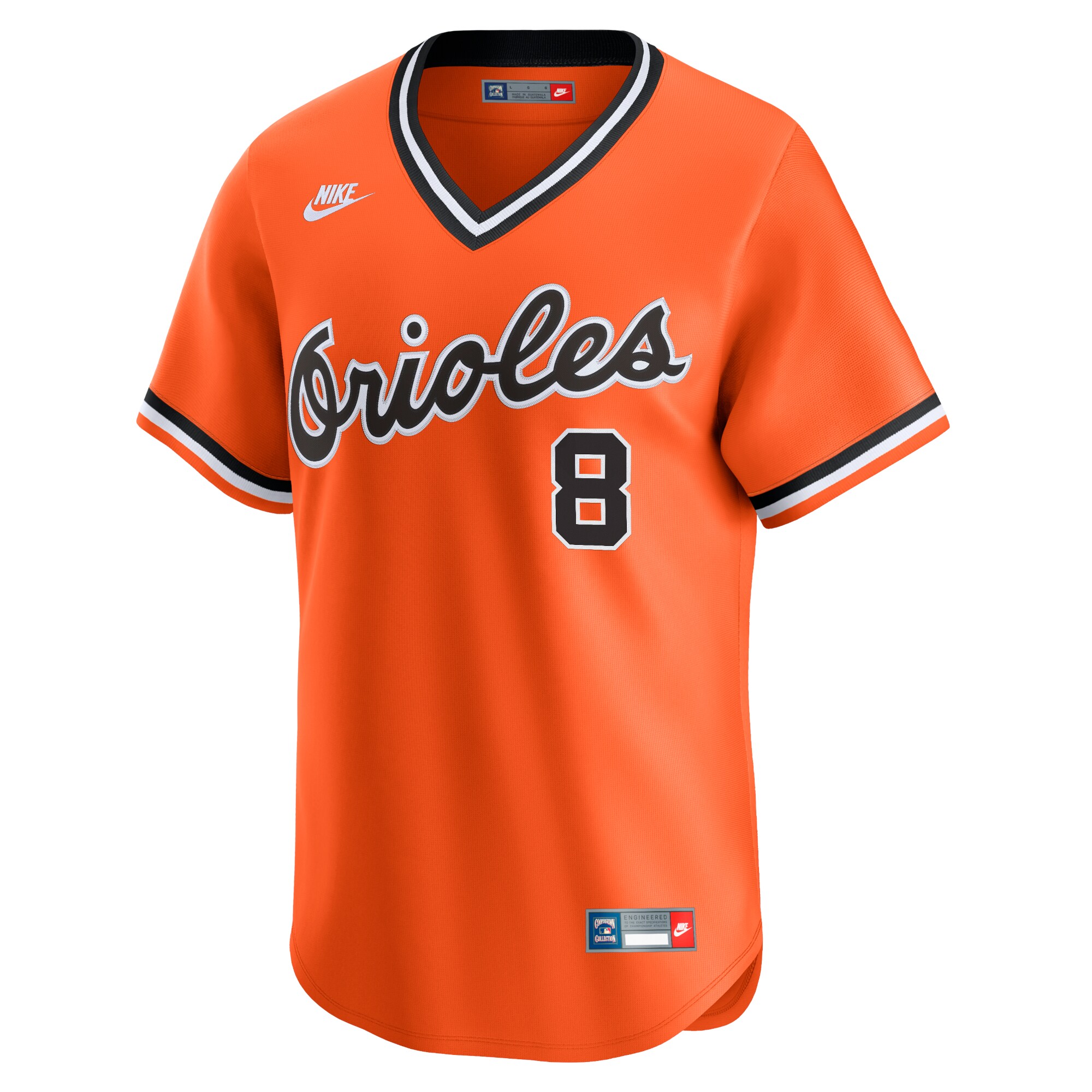 Cal Ripken Jr. Baltimore Orioles  Throwback Cooperstown Limited Jersey - Orange