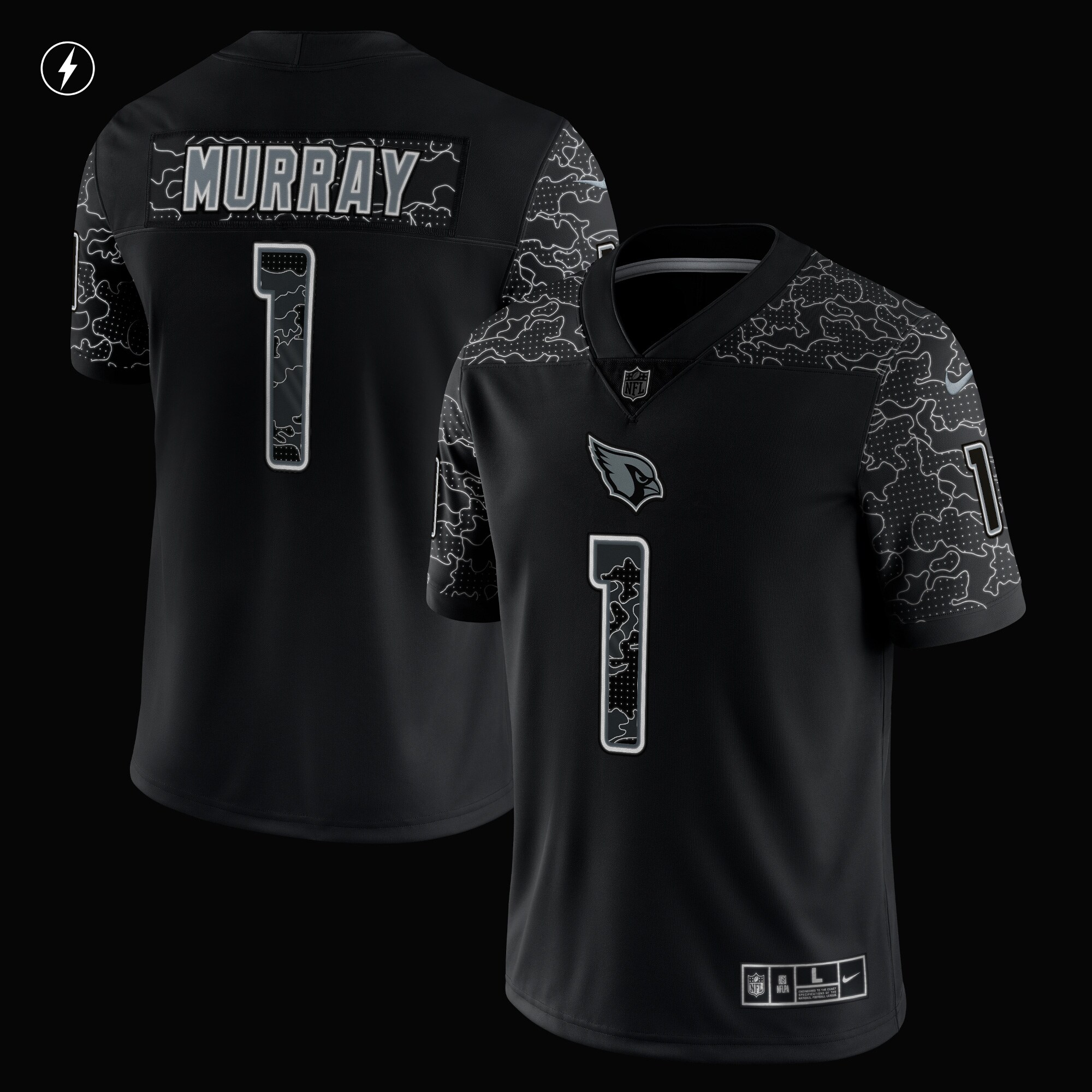 Kyler Murray Arizona Cardinals  RFLCTV Limited Jersey - Black