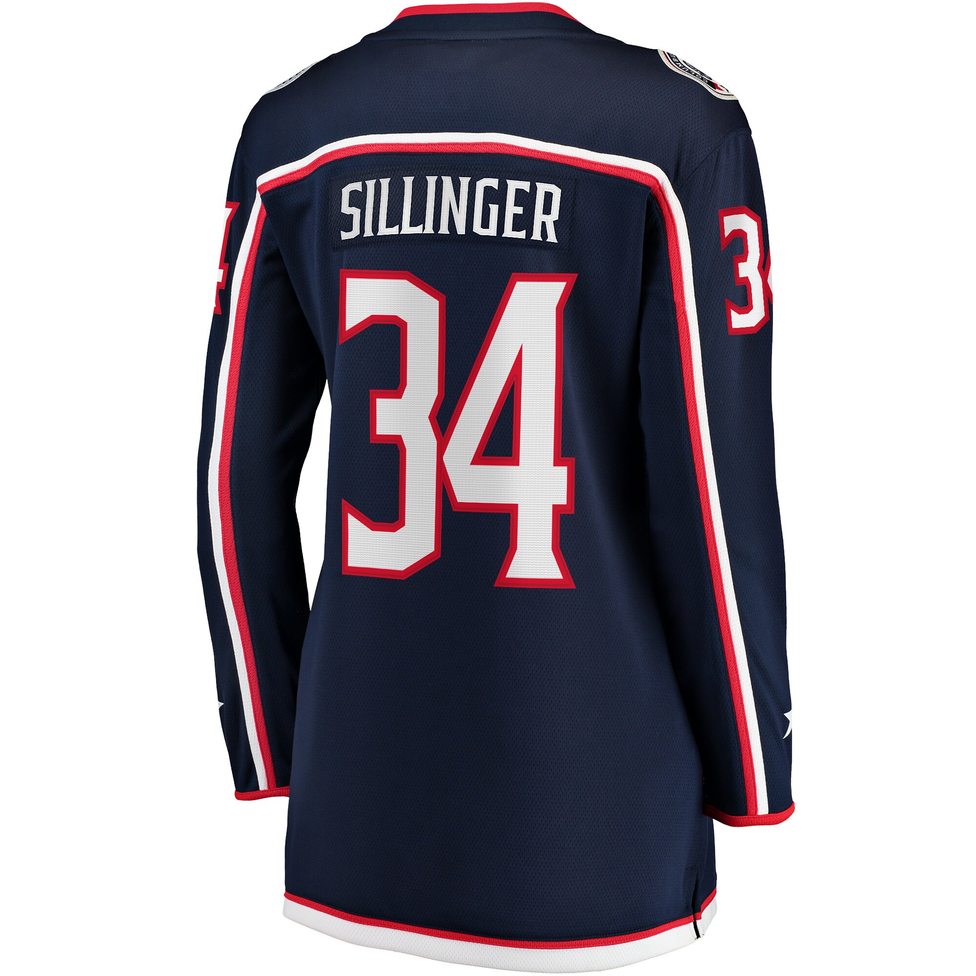 Cole Sillinger Columbus Blue Jackets Fanatics Women's Home Breakaway Player Jersey - Navy