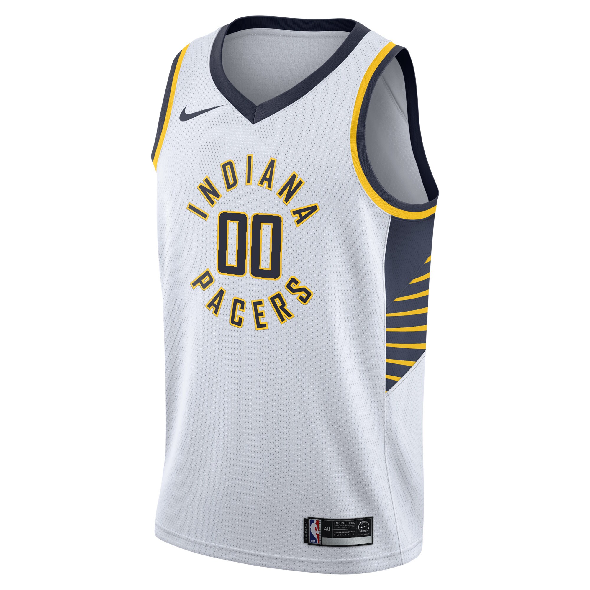 Indiana Pacers  2020\/21 Swingman Custom Jersey - Association Edition - White