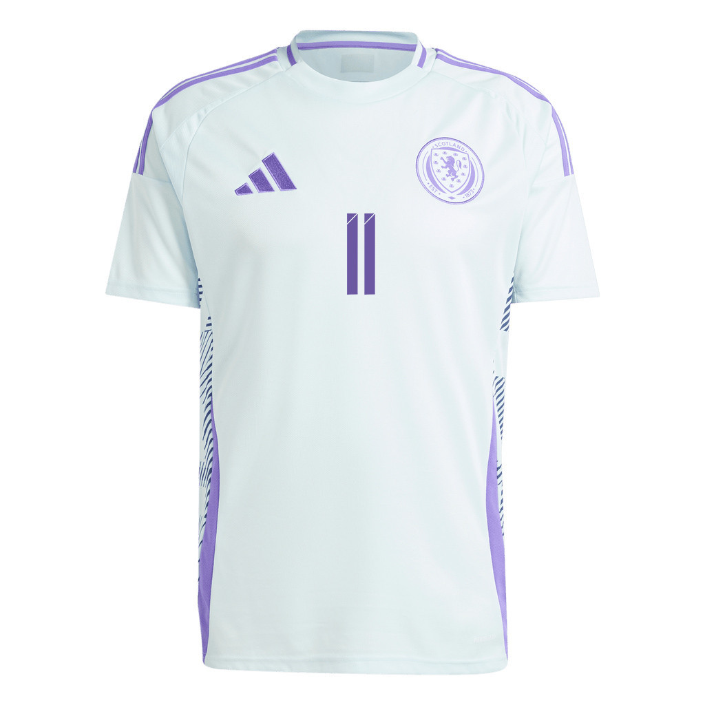 Ryan Christie 11 Scotland National Team 2024 Away Men Jersey - White