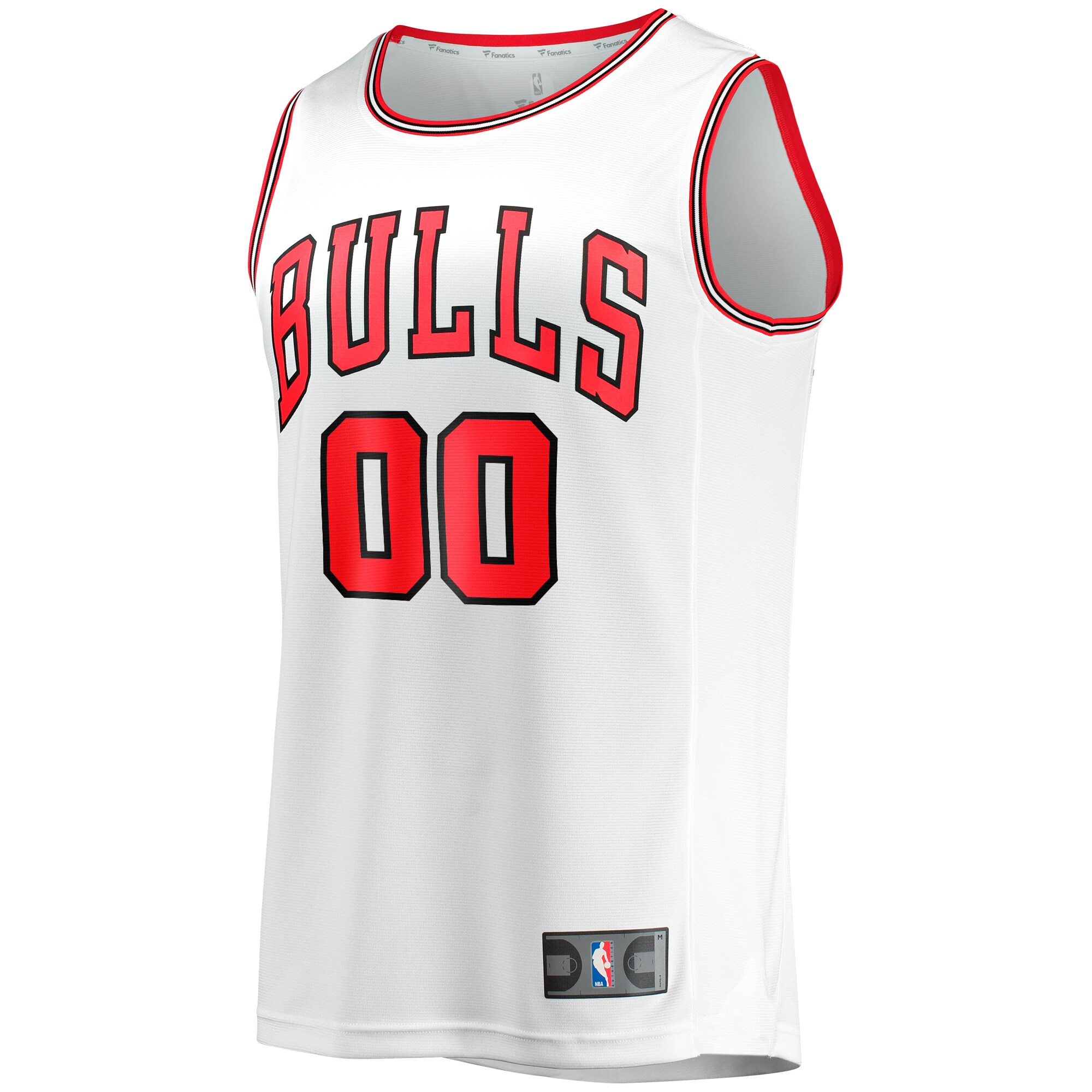 Chicago Bulls Fanatics Fast Break Custom Replica Jersey - Association Edition - White