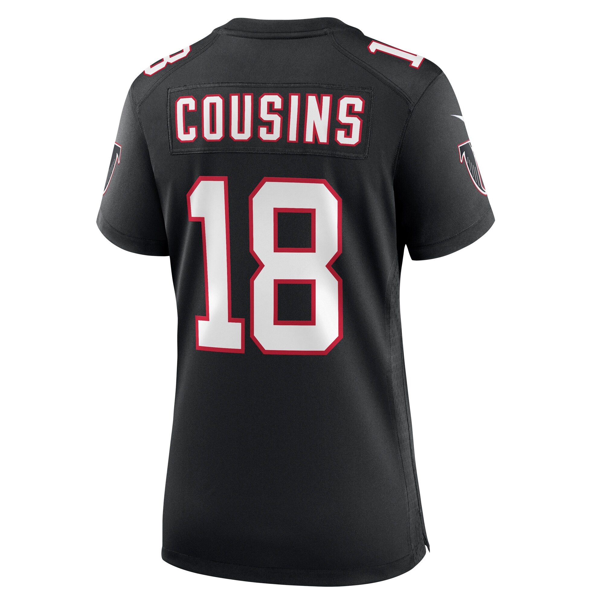 Kirk Cousins Atlanta Falcons  Women's Alternate Game Jersey -  Black