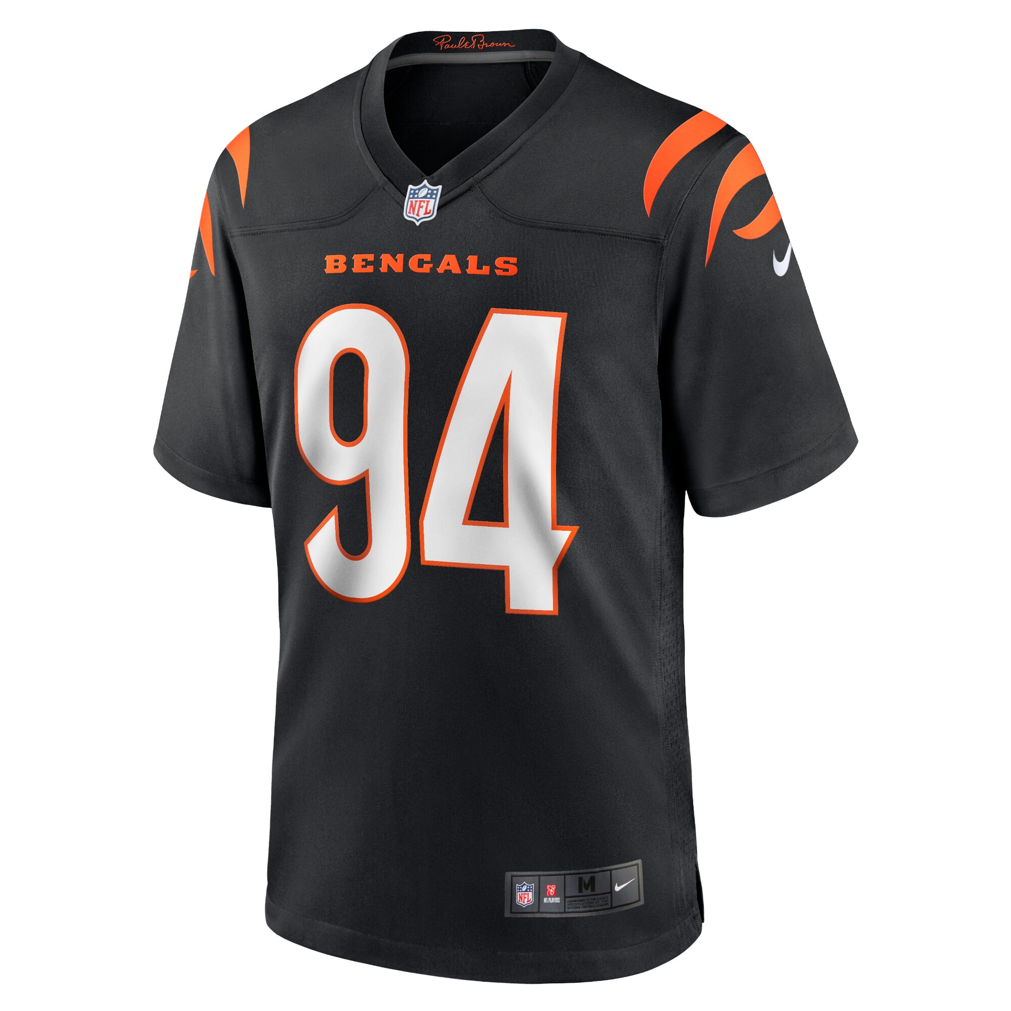 Sam Hubbard Cincinnati Bengals  Player Game Jersey - Black