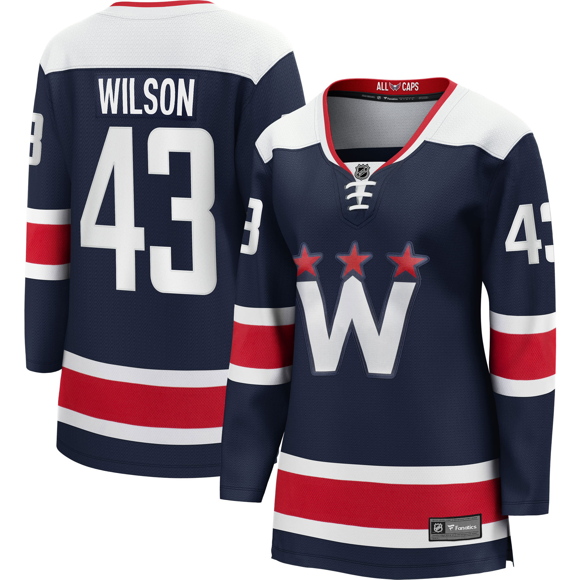 Tom Wilson Washington Capitals Fanatics Women's Alternate Premier Breakaway Player Jersey - Navy