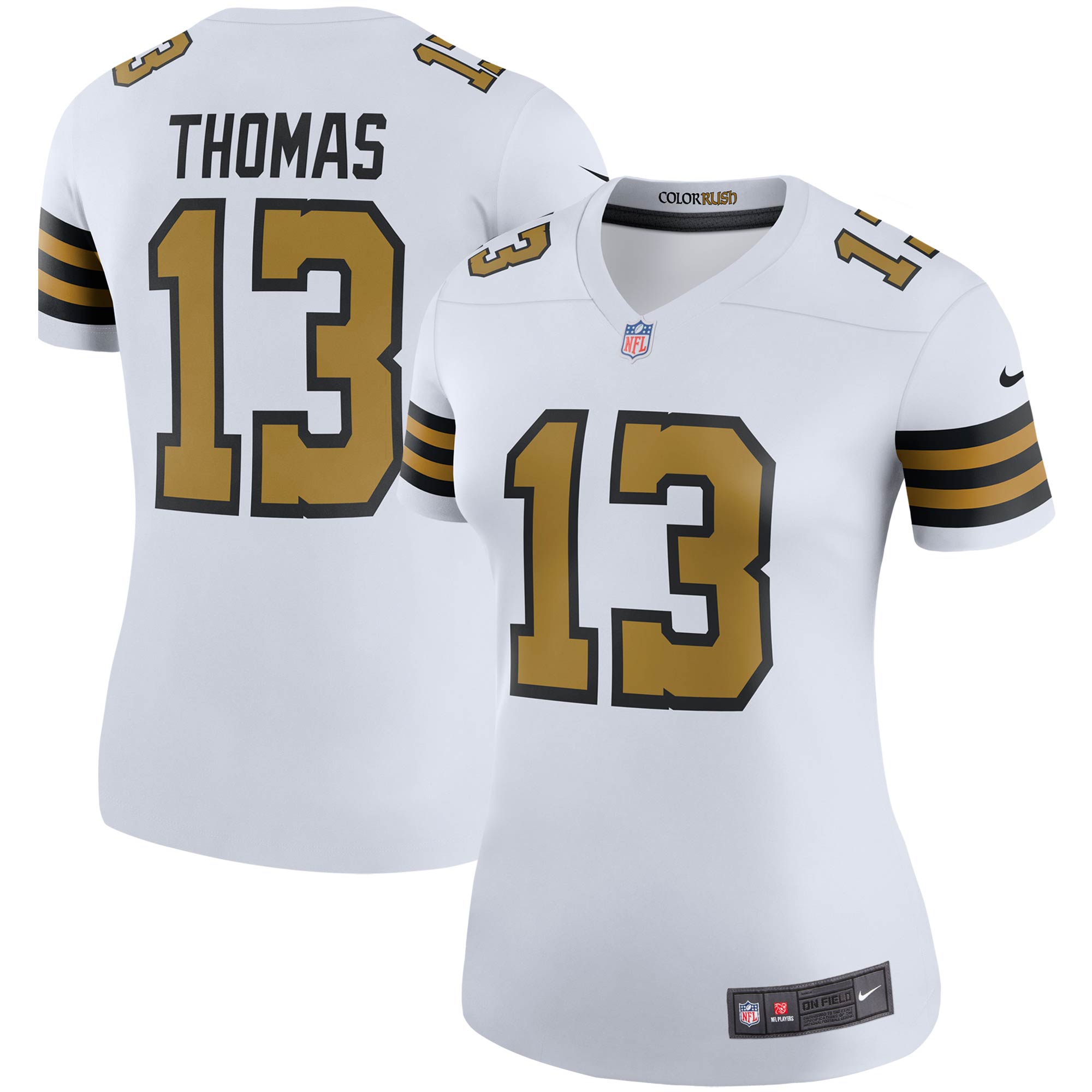 Michael Thomas New Orleans Saints  Women's Color Rush Legend Player Jersey - White