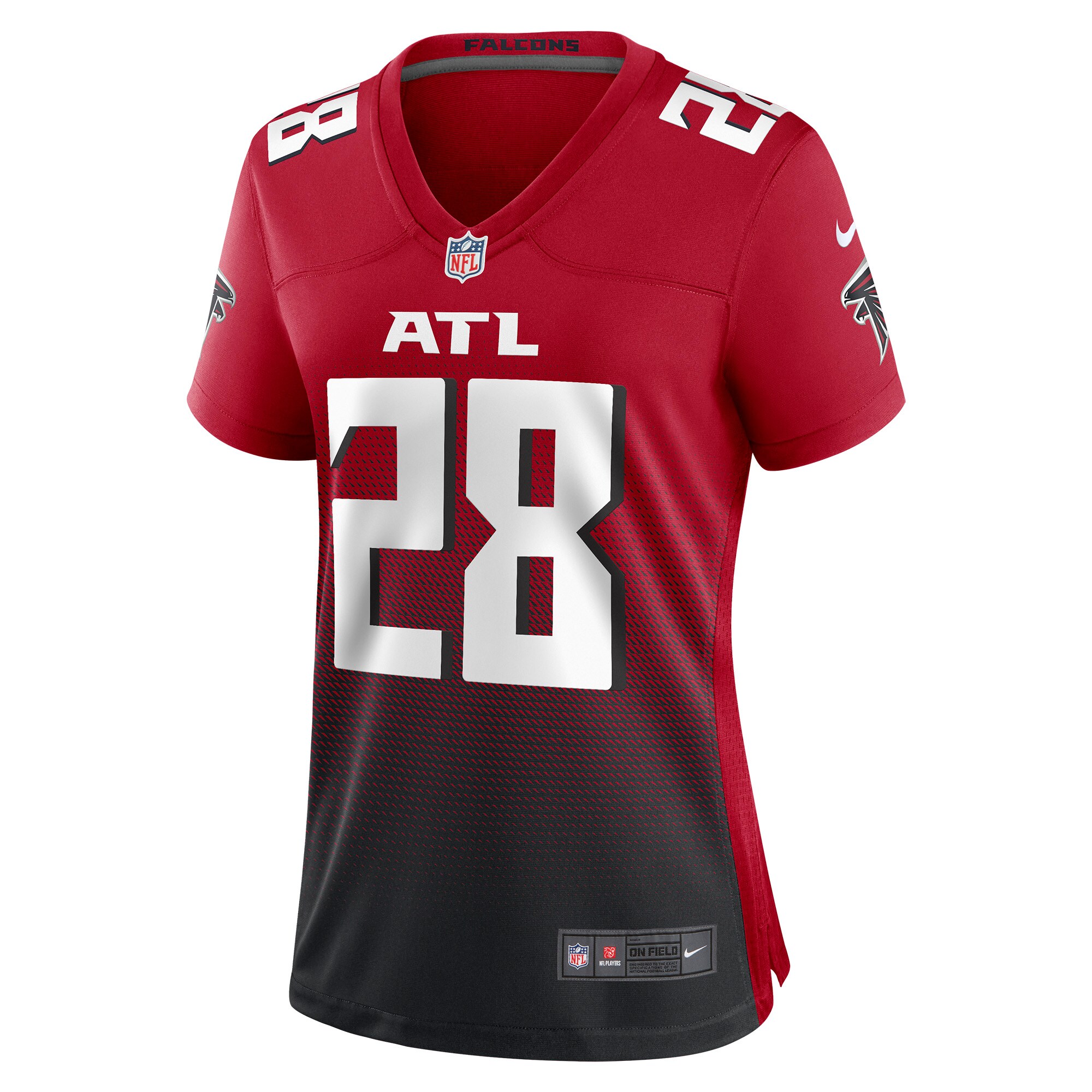 Warrick Dunn Atlanta Falcons  Women's Retired Game Jersey - Red