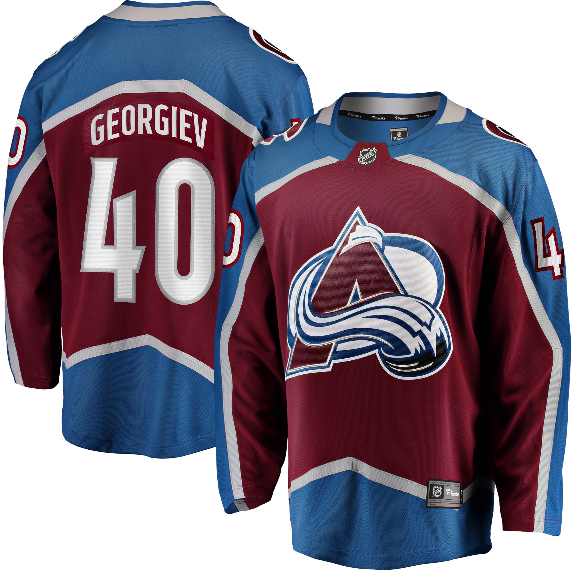 Alexandar Georgiev Colorado Avalanche Fanatics Home Breakaway Player Jersey - Burgundy