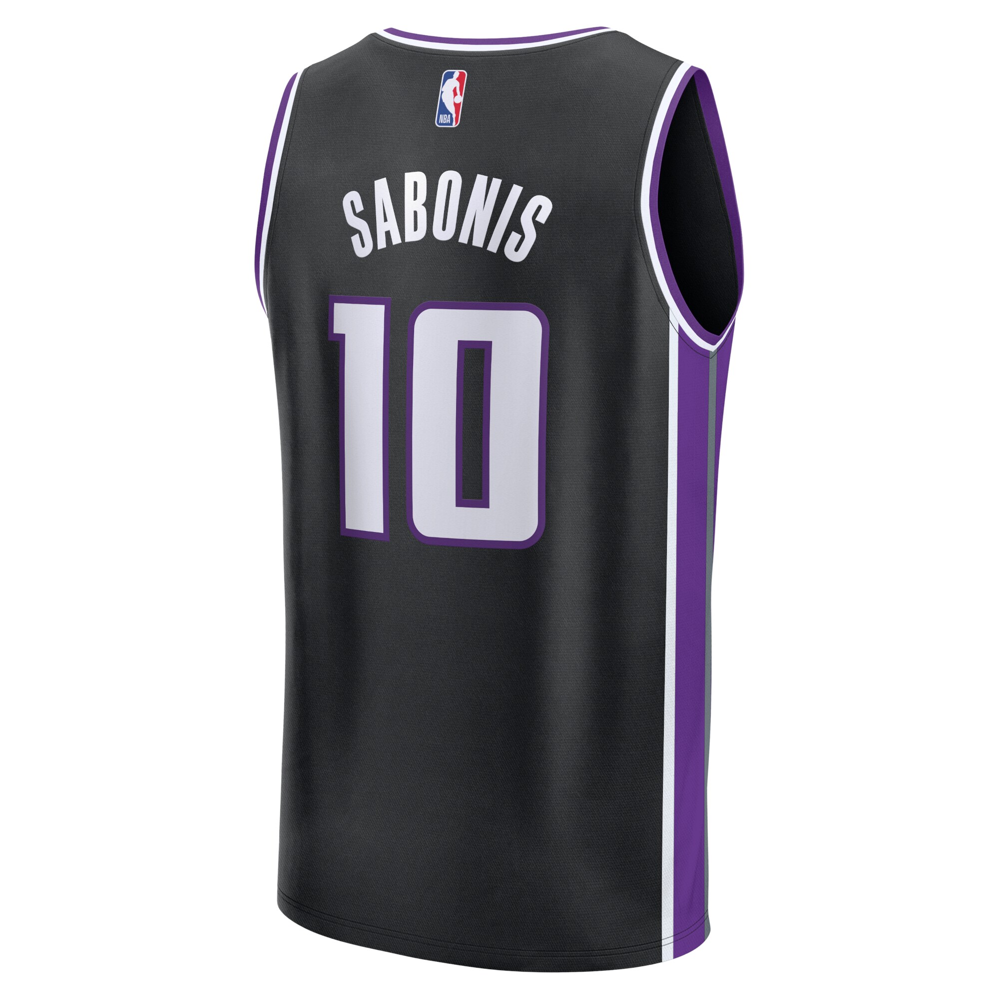 Domantas Sabonis Sacramento Kings Fanatics Fast Break Replica Jersey - Icon Edition - Black