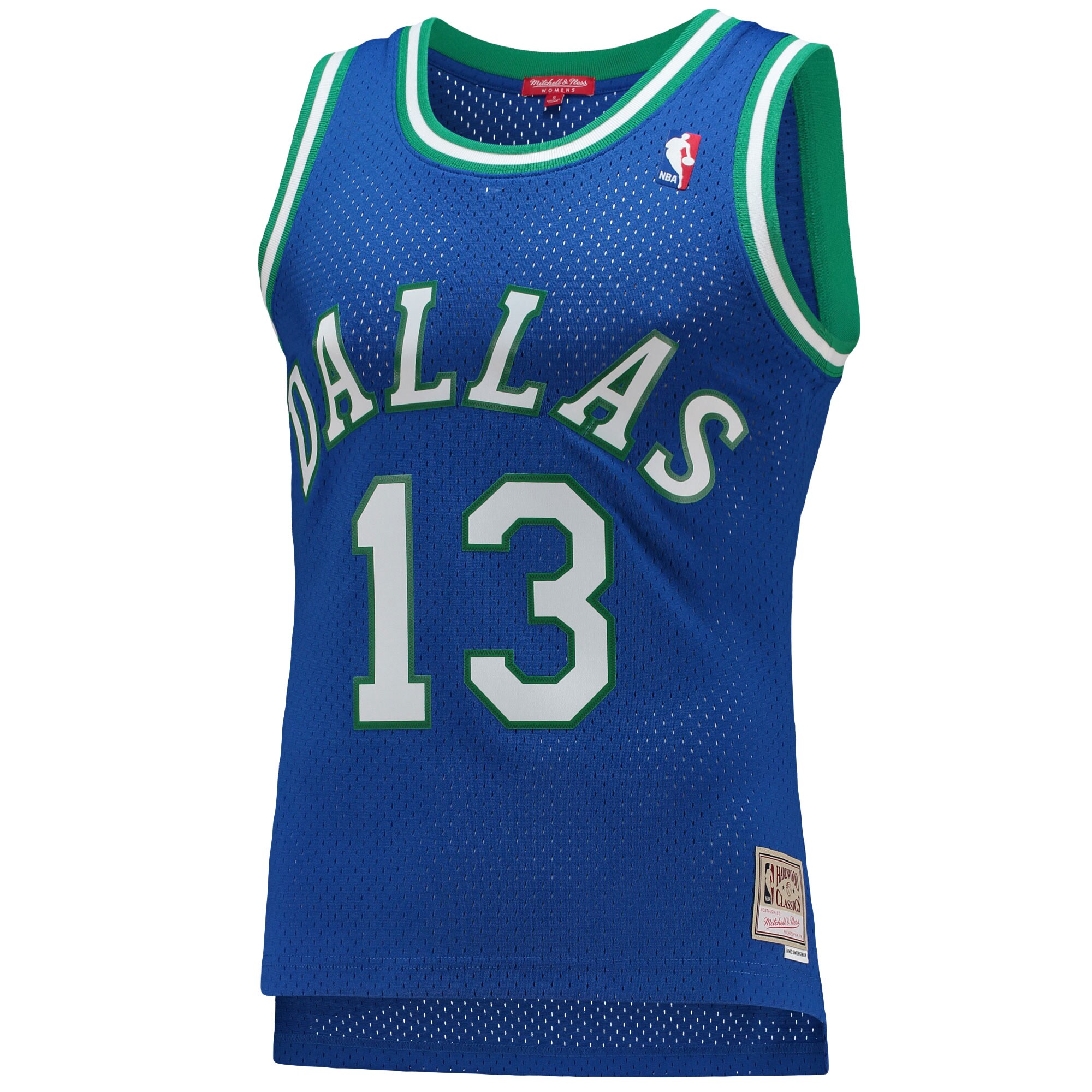 Steve Nash Dallas Mavericks Mitchell & Ness Women's 1998\/99 Hardwood Classics Swingman Jersey - Blue