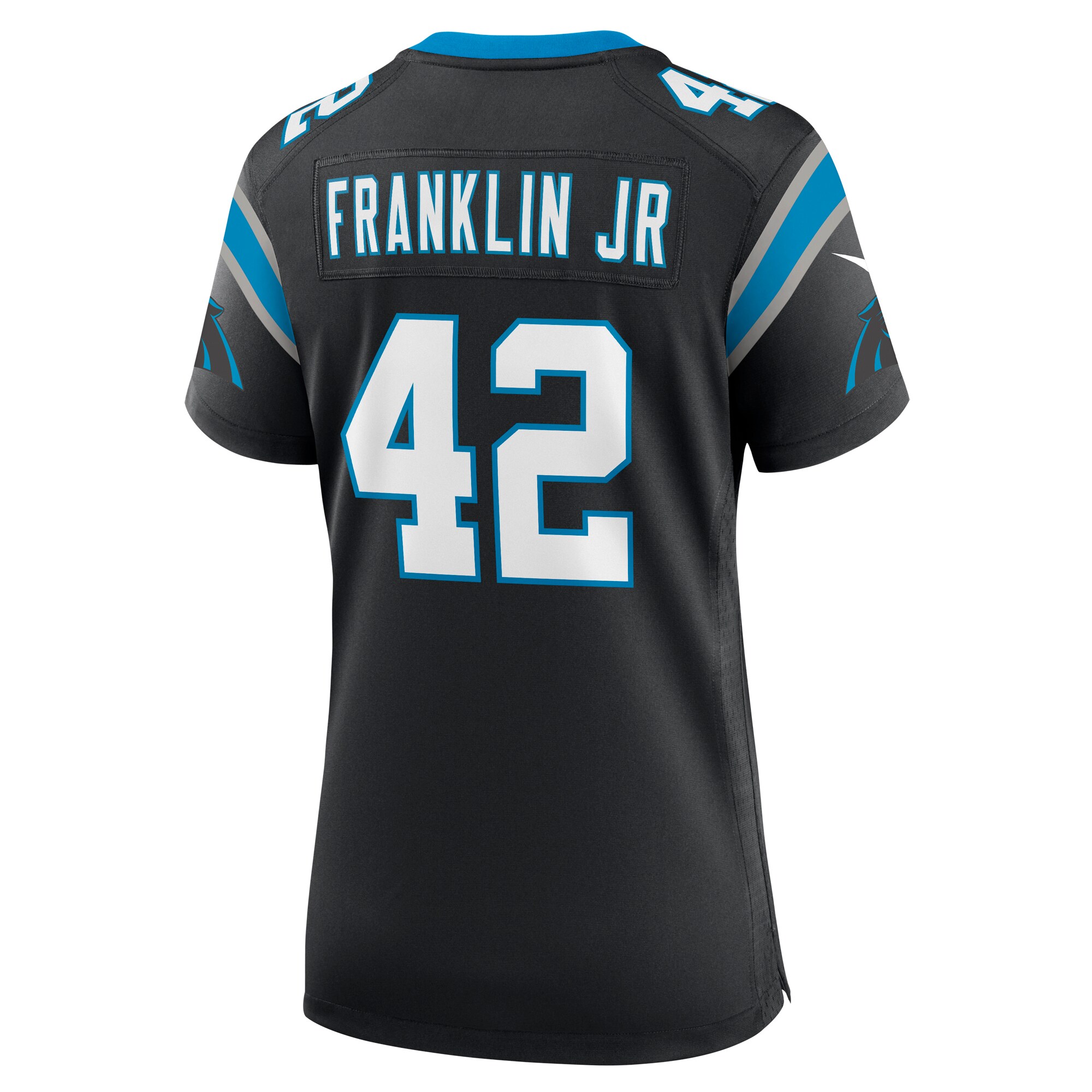 Sam Franklin Jr. Carolina Panthers  Women's Team Game Jersey - Black