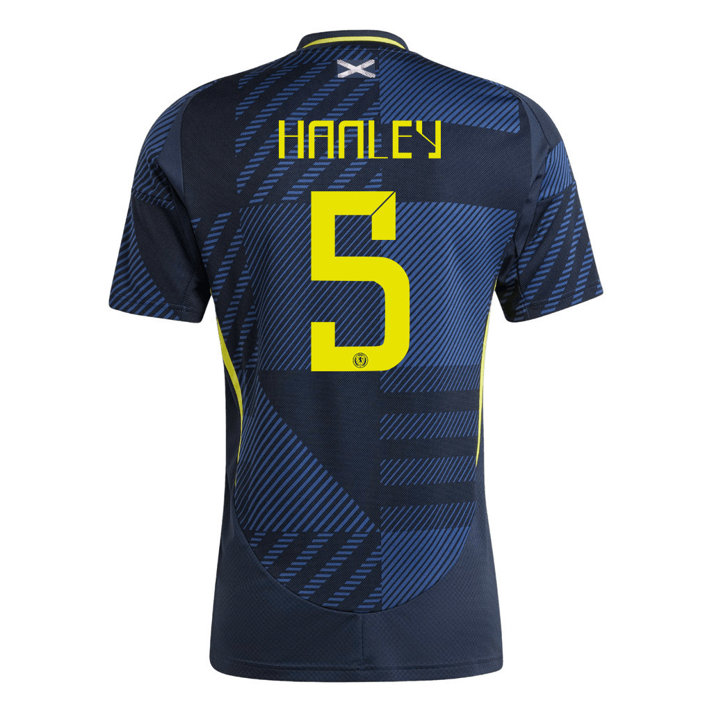 Grant Hanley 5 Scotland National Team 2024 Home Men Jersey - Navy