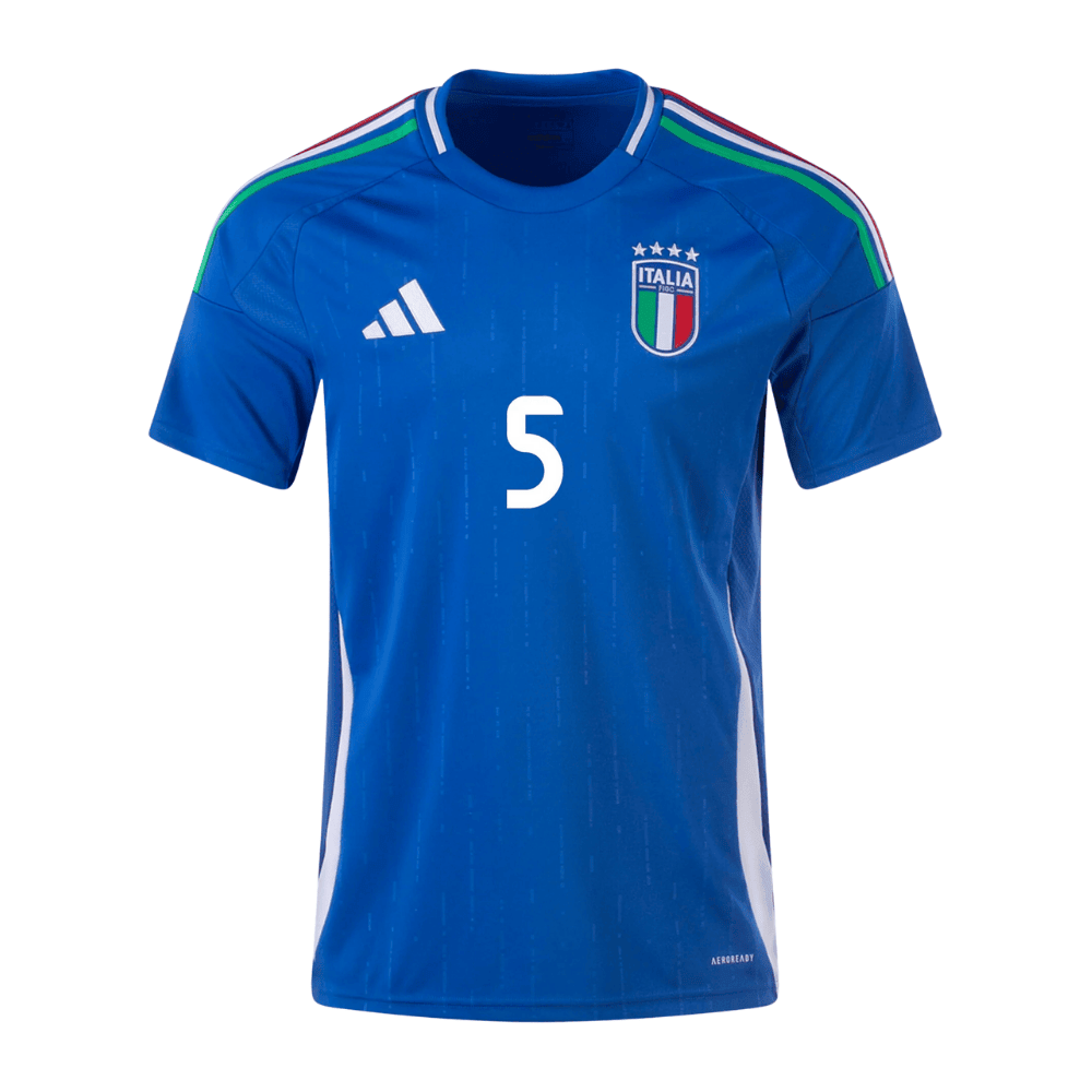 Fabio Cannavaro 5 Italy National Team 2024 Home Legend Player Men Jersey - Blue