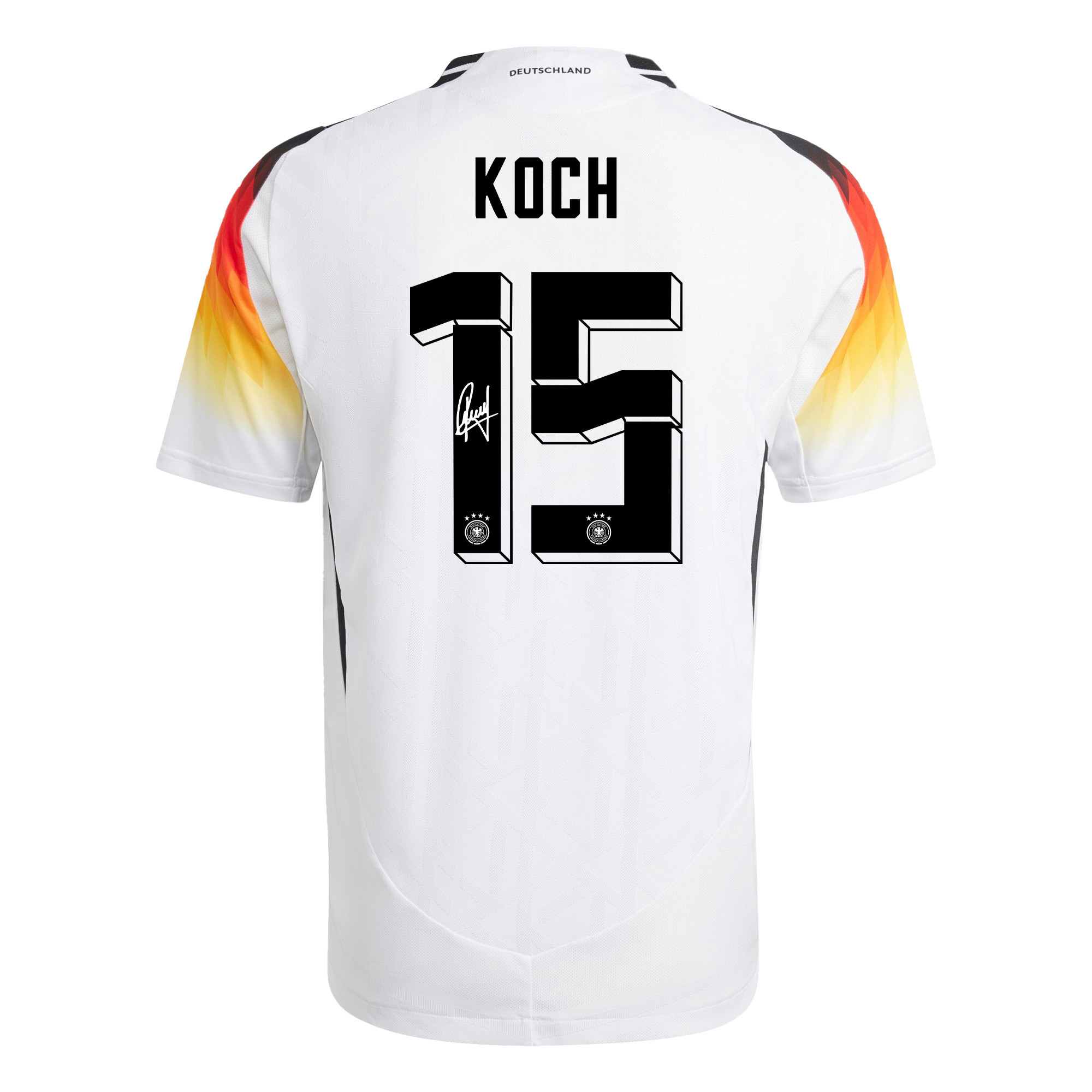 Robin Koch 15 Signed Germany National Team 2024/25 Home Jersey Autographed - Men