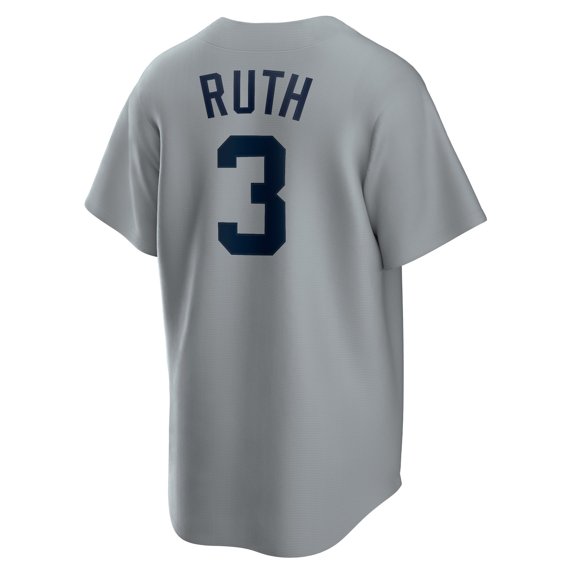 Babe Ruth New York Yankees  Road Cooperstown Collection Player Jersey - Gray
