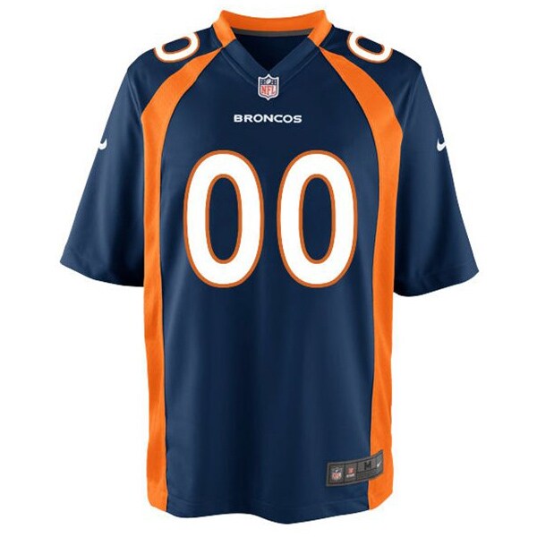 Denver Broncos  Youth Game Custom Jersey - Navy