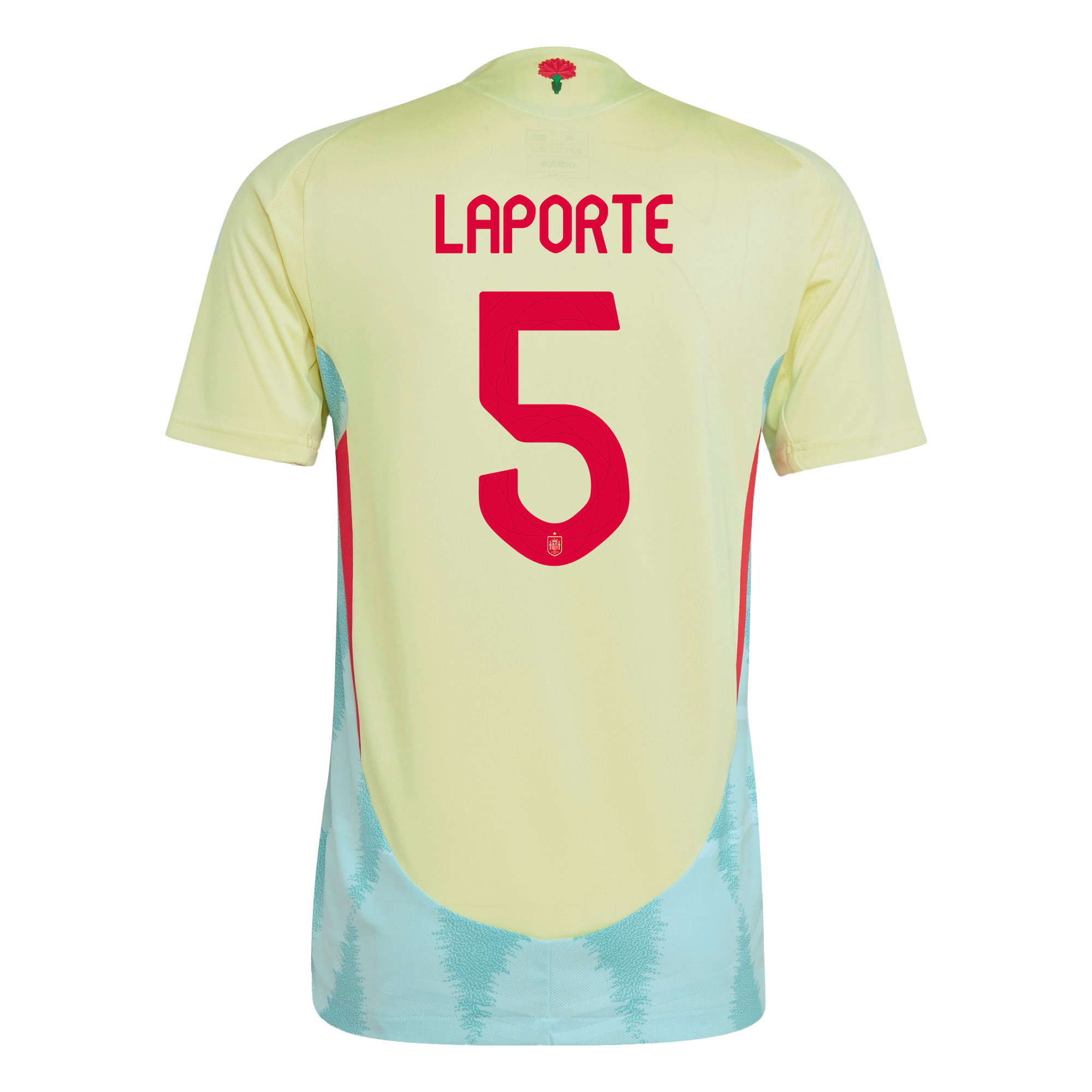 Aymeric Laporte 14 Spain National Team 2024 Away Men Jersey - Yellow