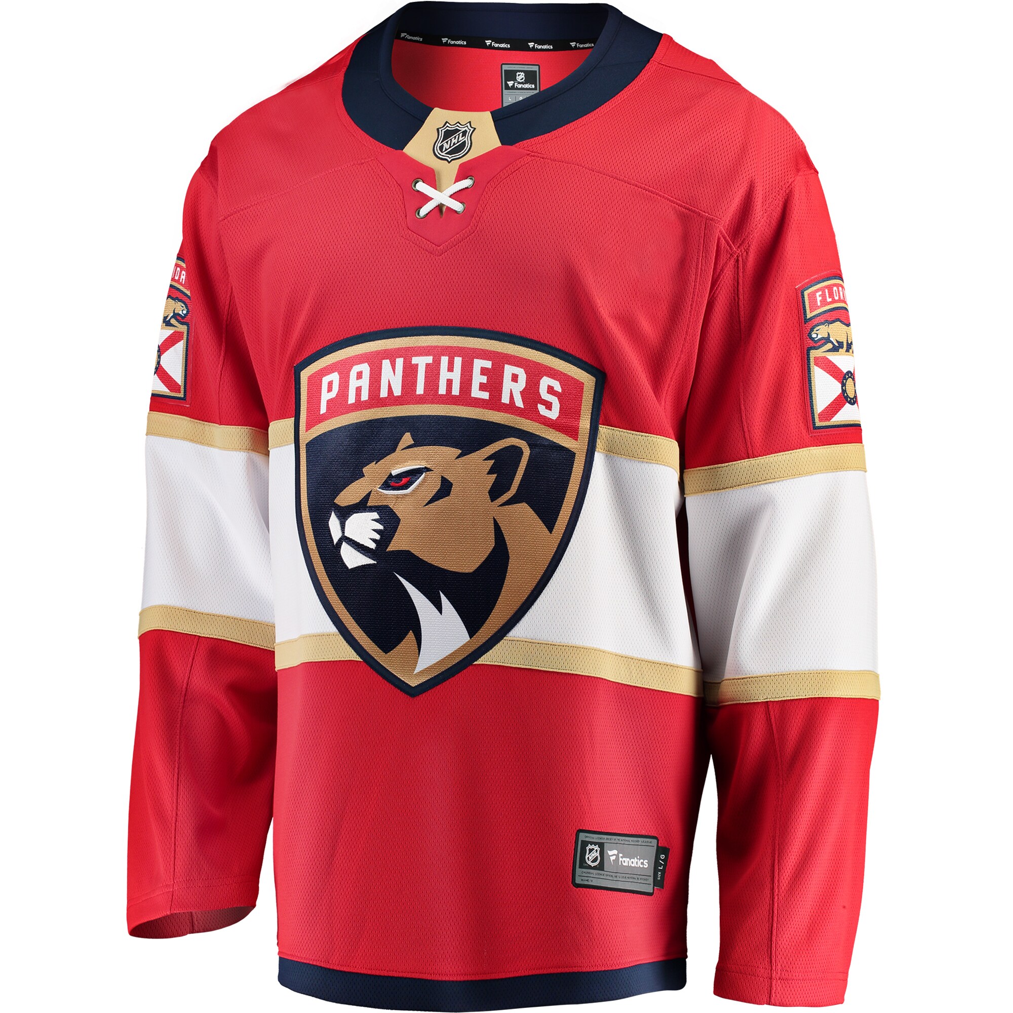 Florida Panthers Fanatics Breakaway Home Jersey - Red