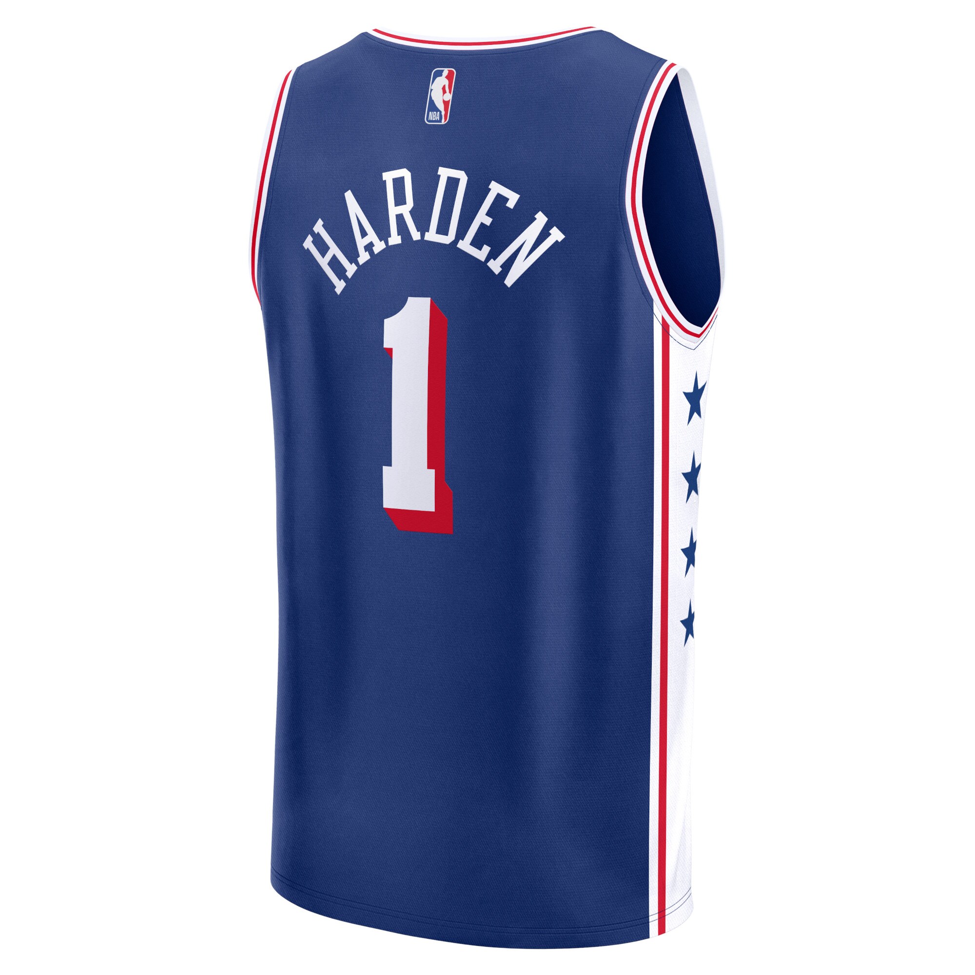 James Harden Philadelphia 76ers Fanatics Fast Break Replica Jersey - Icon Edition - Royal