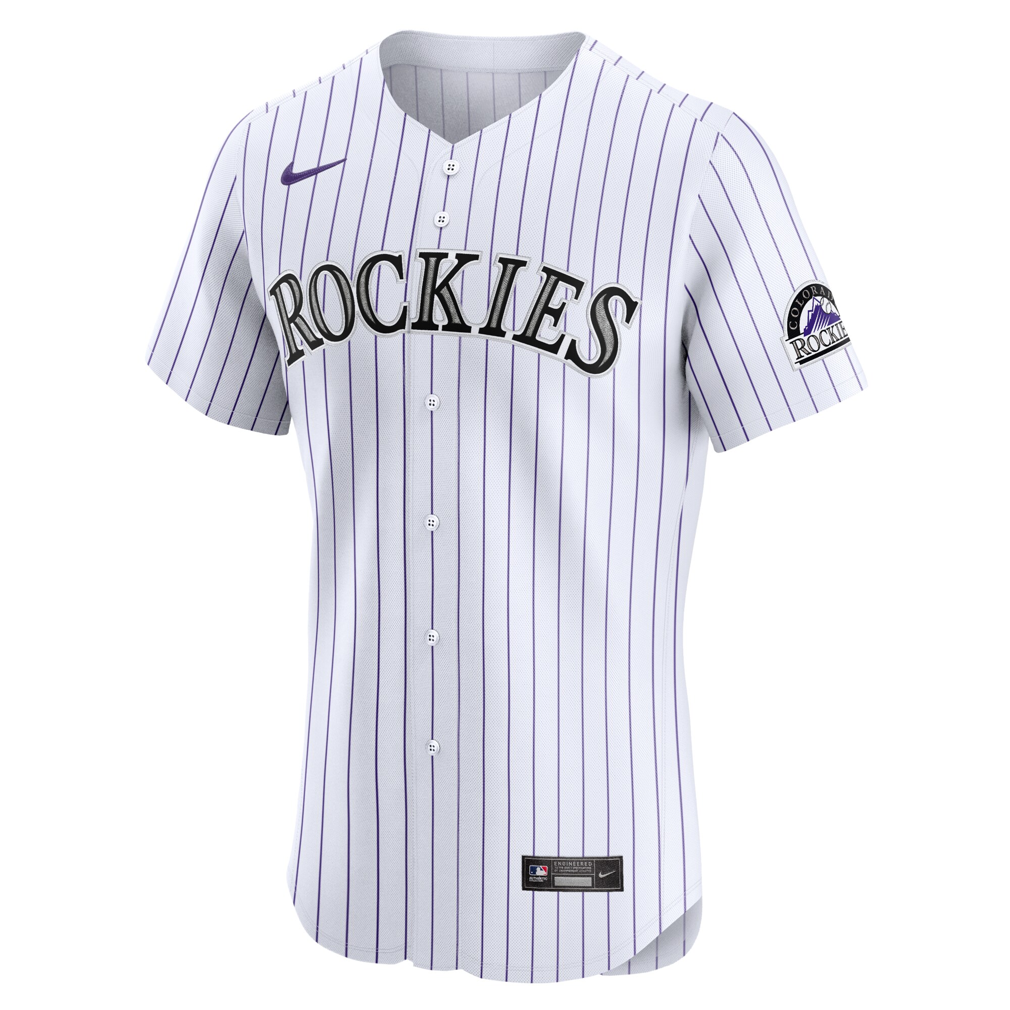 Colorado Rockies  Home Elite Jersey - White