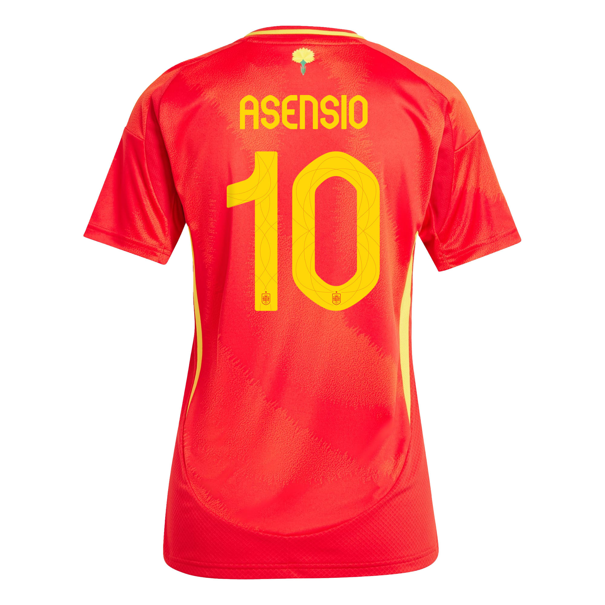 Marco Asensio 10 Spain National Team 2024 Home WOMEN Jersey - Red